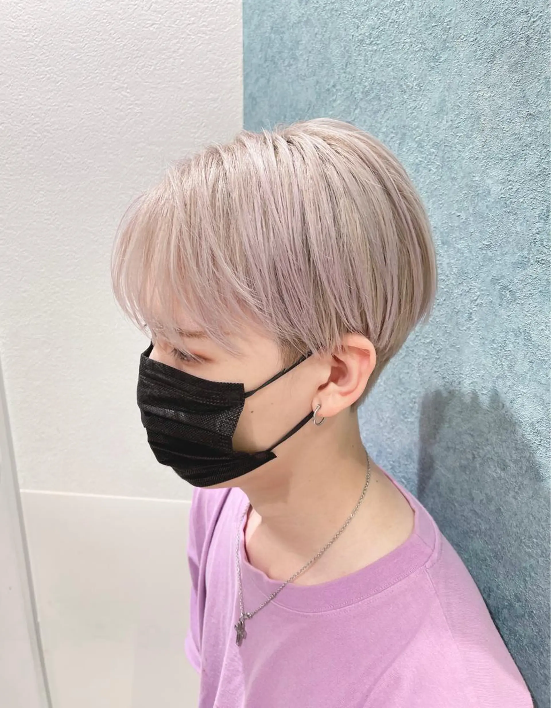 ショート メンズ メンズ韓国風 マッシュ 韓国風ヘア カット トリートメント 🎀艶髪カラー🎀 Aiのヘアスタイル