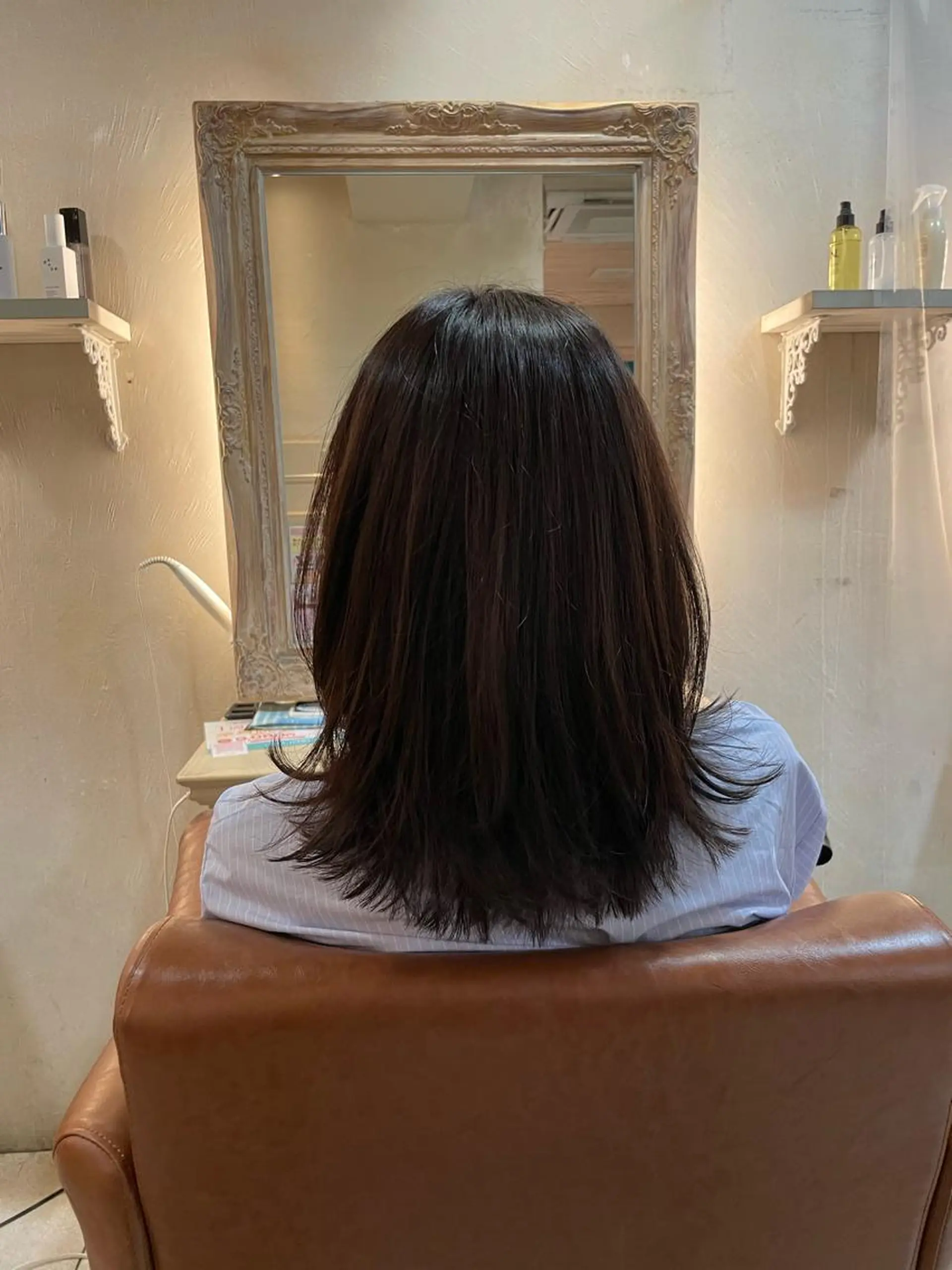 ロング レイヤーカット 前平 友慈のヘアスタイル