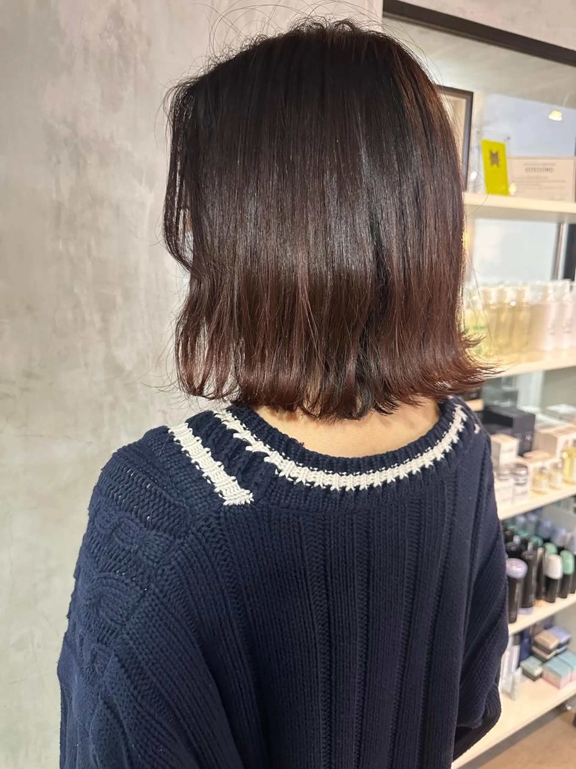 ショート カラー ヘアアレンジ ブラウンカラー レッドカラー レッドブラウン stylist/蛯谷 珠里のヘアスタイル