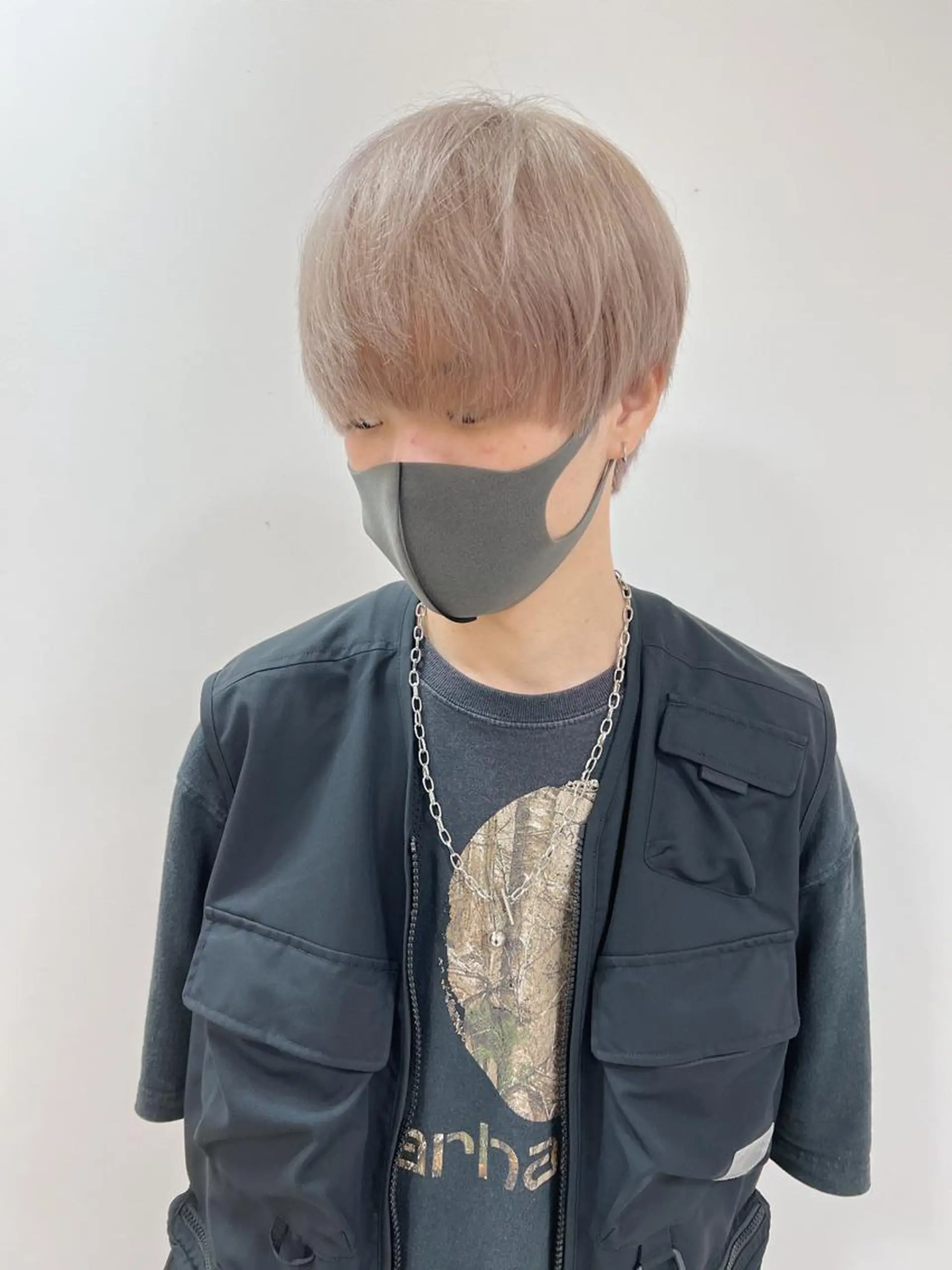 ショート カラー ハイトーンカラー ヘアカラー トリートメント ヘアセット ハイトーン/ウルフ /レイヤー/坂野幸伸のヘアスタイル