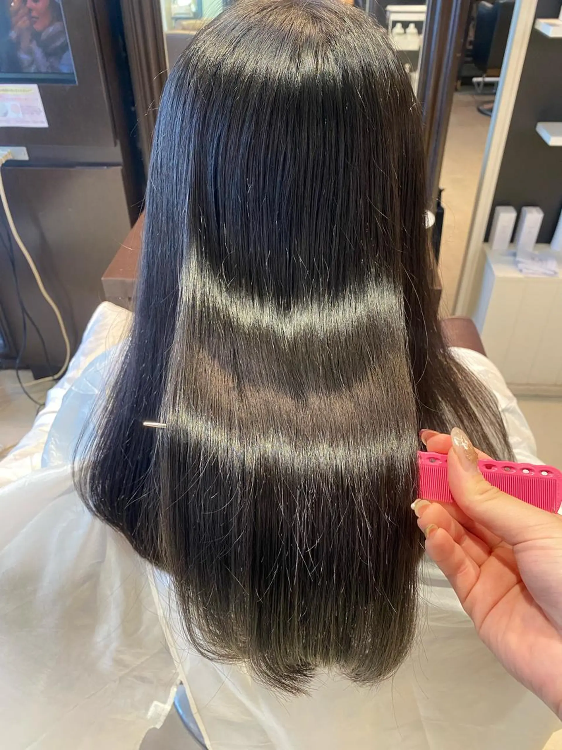 セミロング トリートメント 山川 玲奈のヘアスタイル