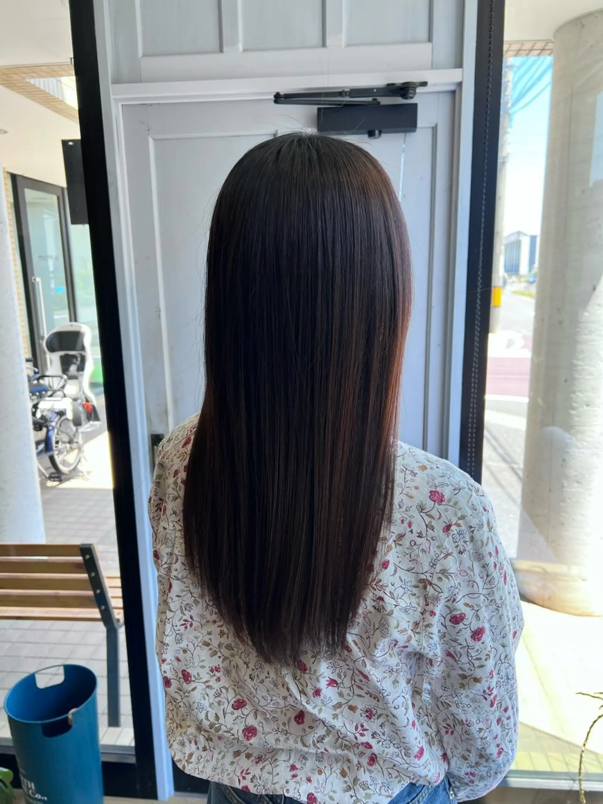 ロング 髪質改善 トリートメント ツキダテ ユイのヘアスタイル