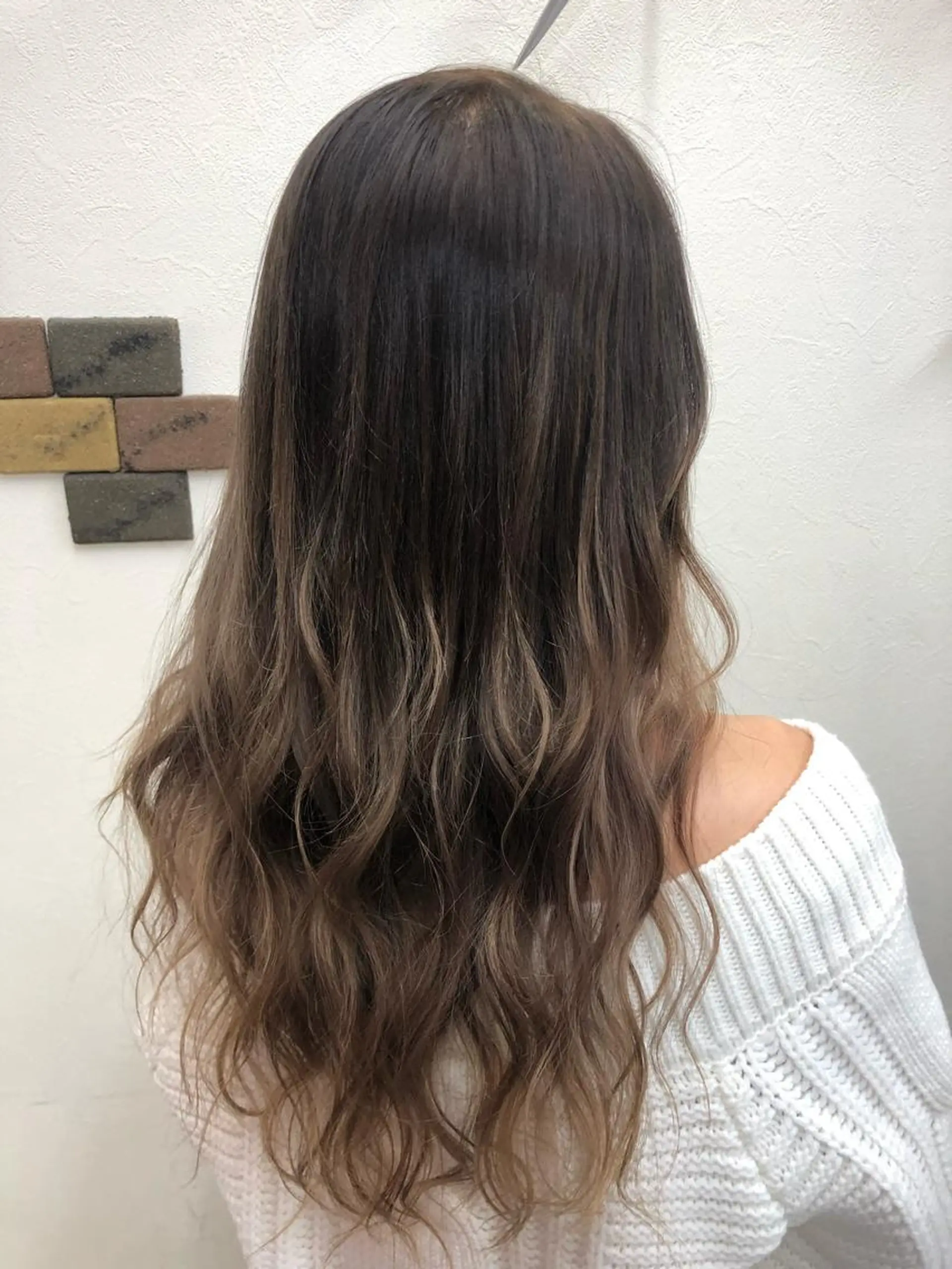 ロング カラー アッシュ ベージュカラー ダークアッシュ グラデーションカラー MAKO ❤️‍🔥NEXTのヘアスタイル