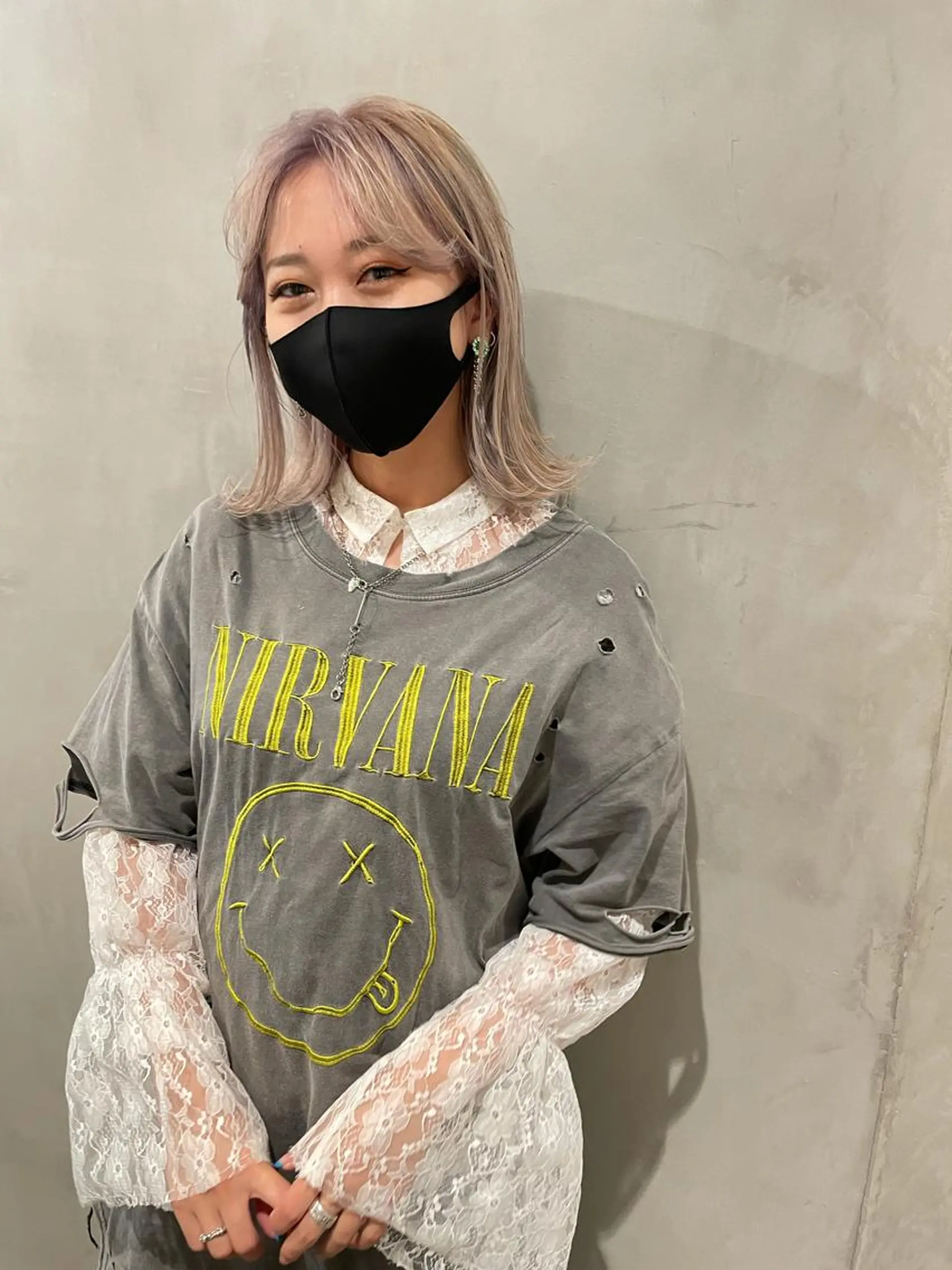 ミディアム カラー カット ヘアカラー トリートメント 優 作のヘアスタイル