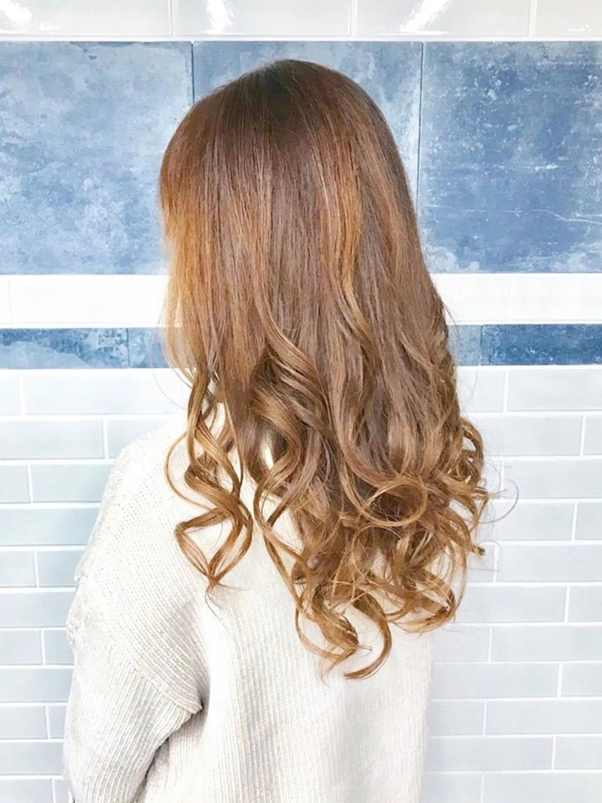 ロング カラー ベージュカラー ピンクカラー ピンクベージュ カット ヘアカラー トリートメント ❤️Ruminate 日暮里店❤️のヘアスタイル