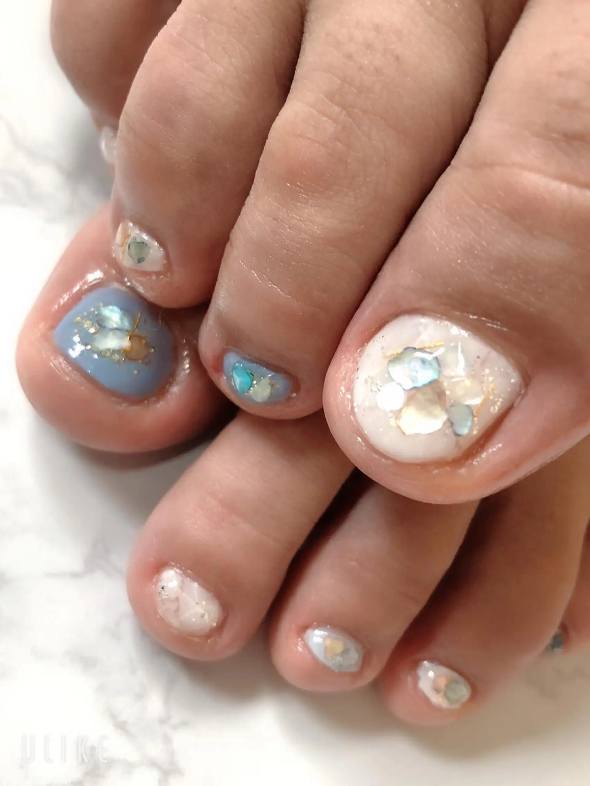 ネイル 大理石ネイル(マーブル) Nailsalon Luanaのネイルデザイン