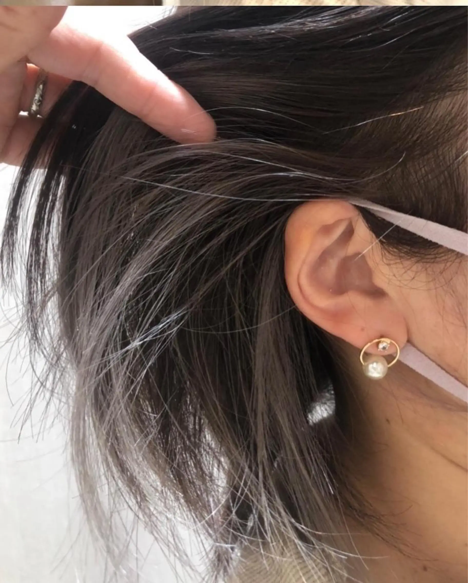 カラー アッシュ アッシュグレー ラファンス所属・田中 和可のヘアスタイル