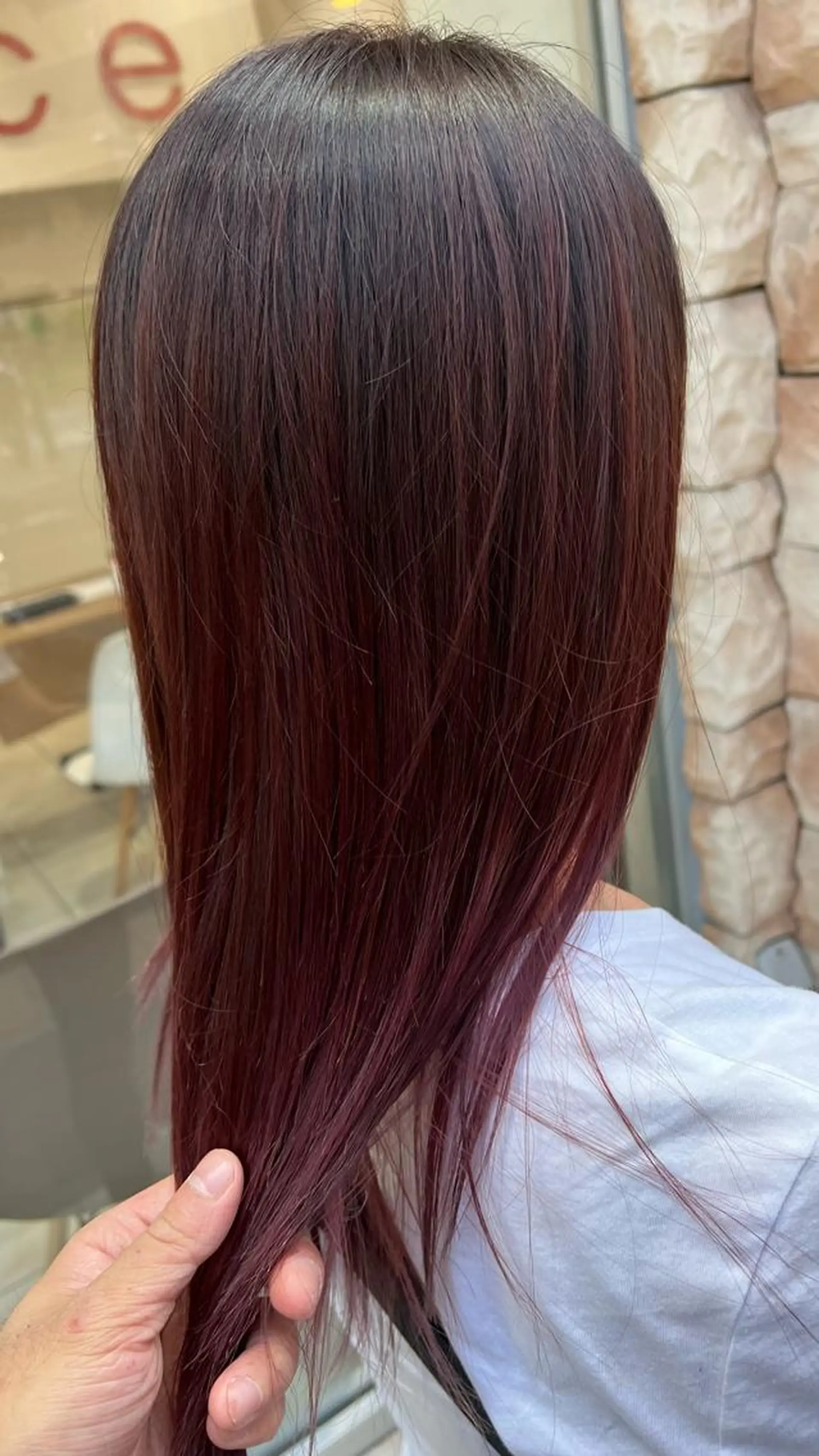 ロング ヘアカラー 艶髪職人 山本隼正のヘアスタイル