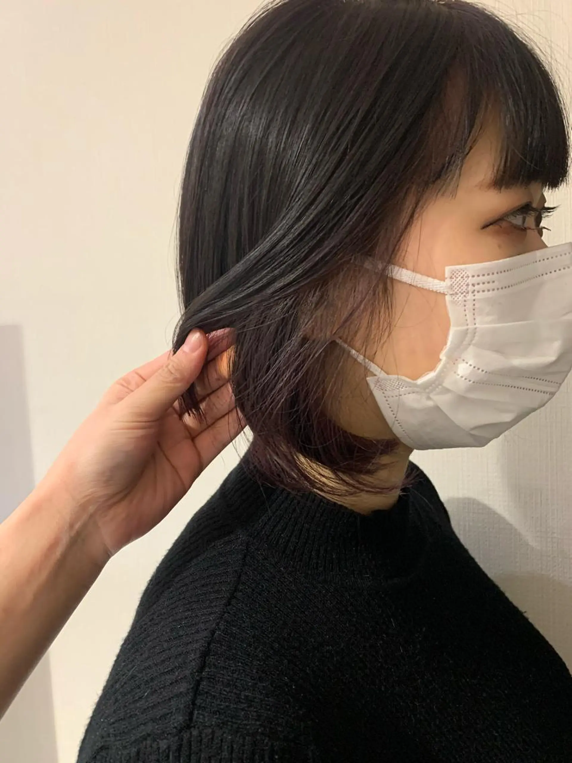 ミディアム カラー インナーカラー ピンクカラー カット ヘアカラー トリートメント ヘッドスパ Eleanor 立川北口のヘアスタイル