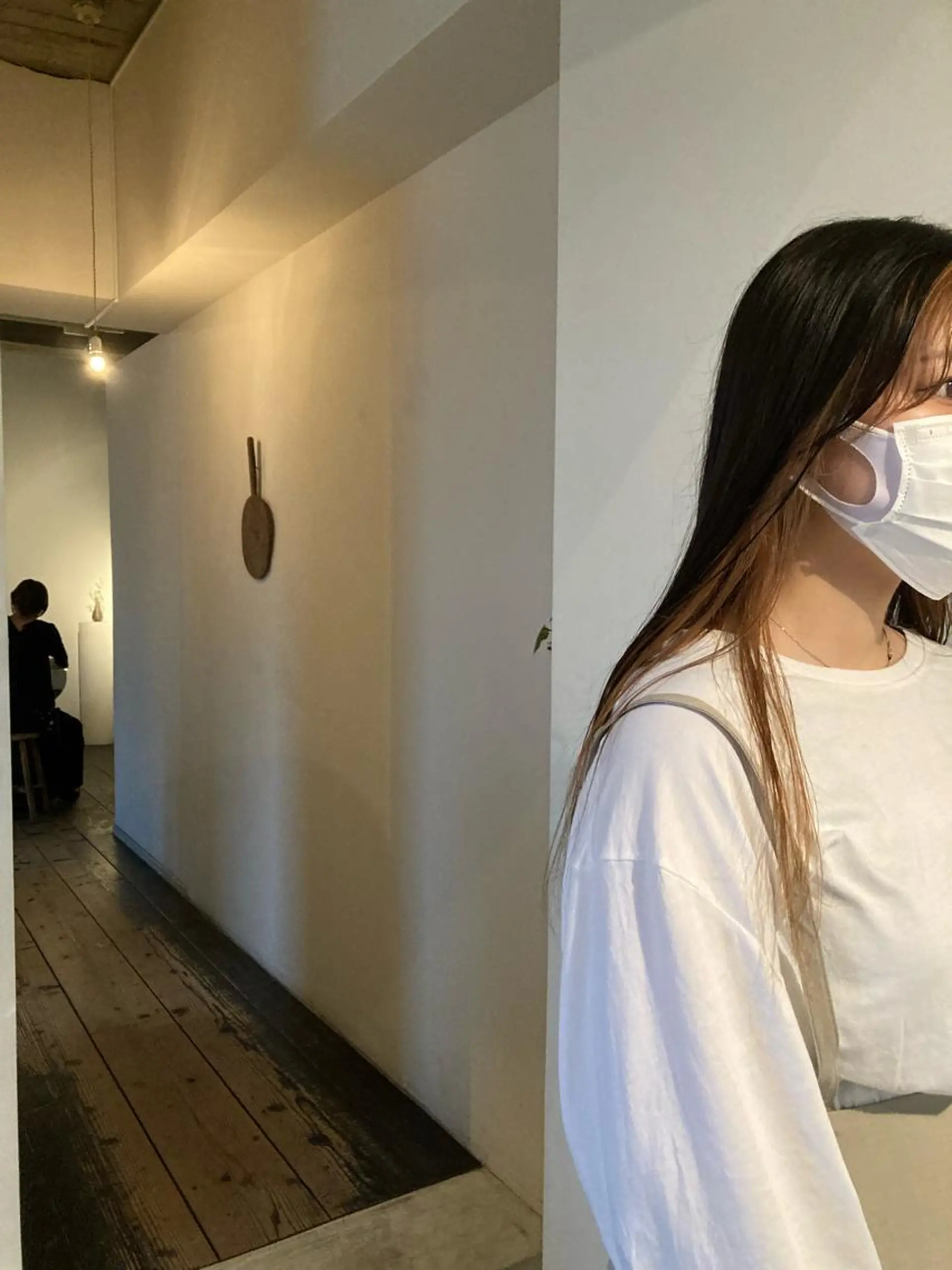 ロング カラー ミストバング フェイスフレーミング 前川 華恋 / room3のヘアスタイル