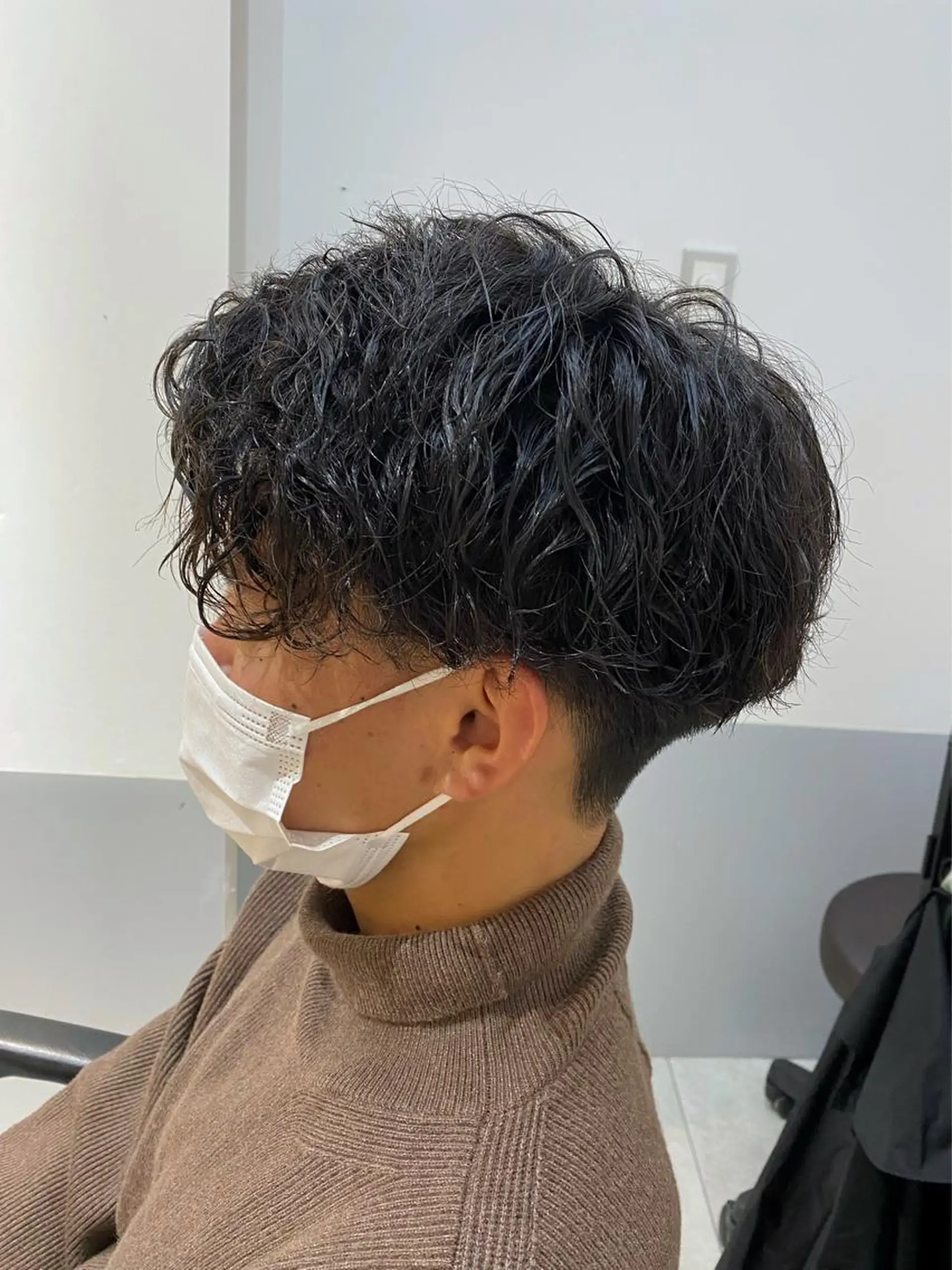 パーマ メンズ カット パーマ 畑中 愛梨のヘアスタイル