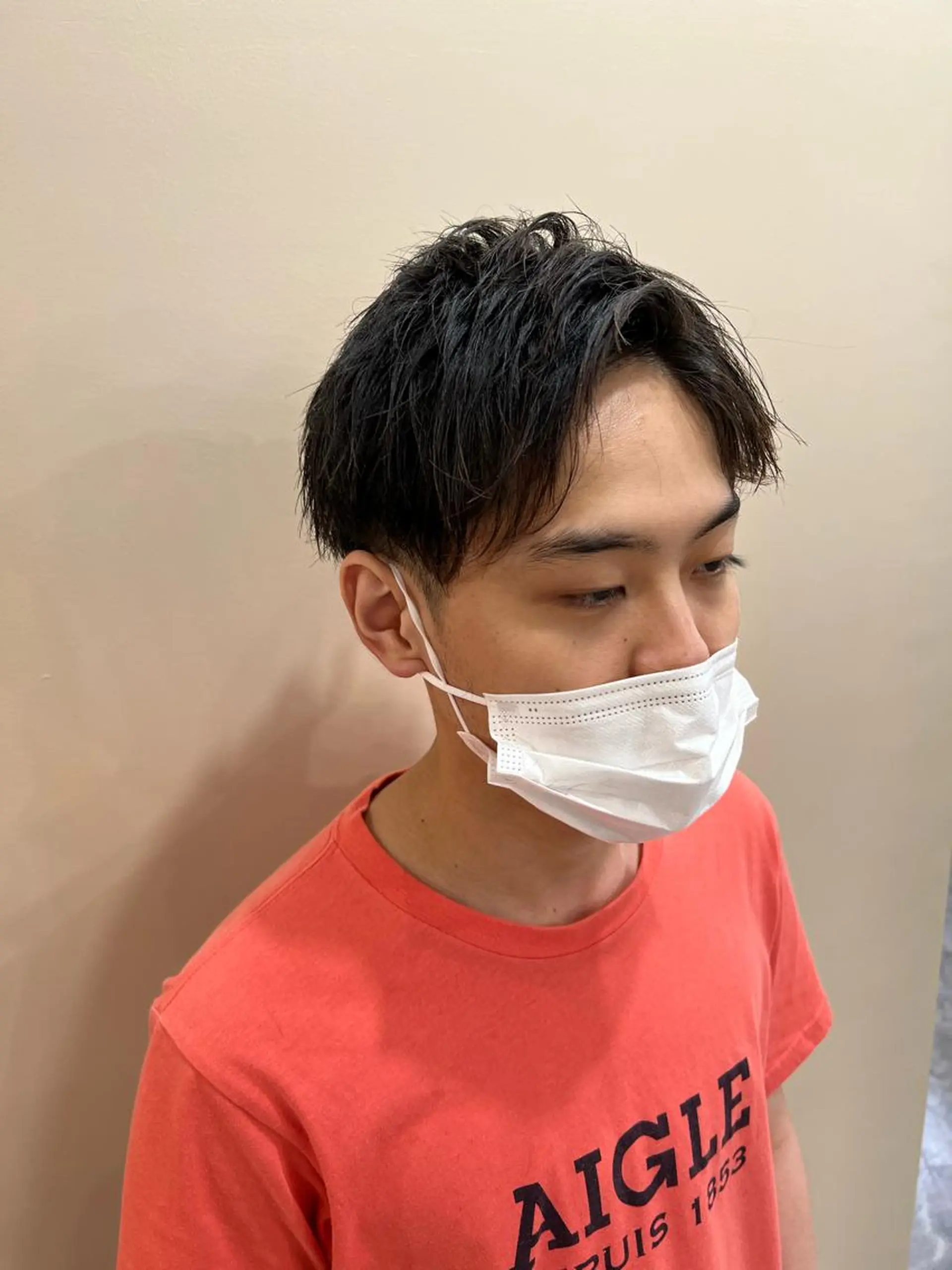 ショート メンズ アップバング 刈り上げ I've for hair所属・🫧艶ダブルカラー ブリーチ🫧トモヤのヘアスタイル