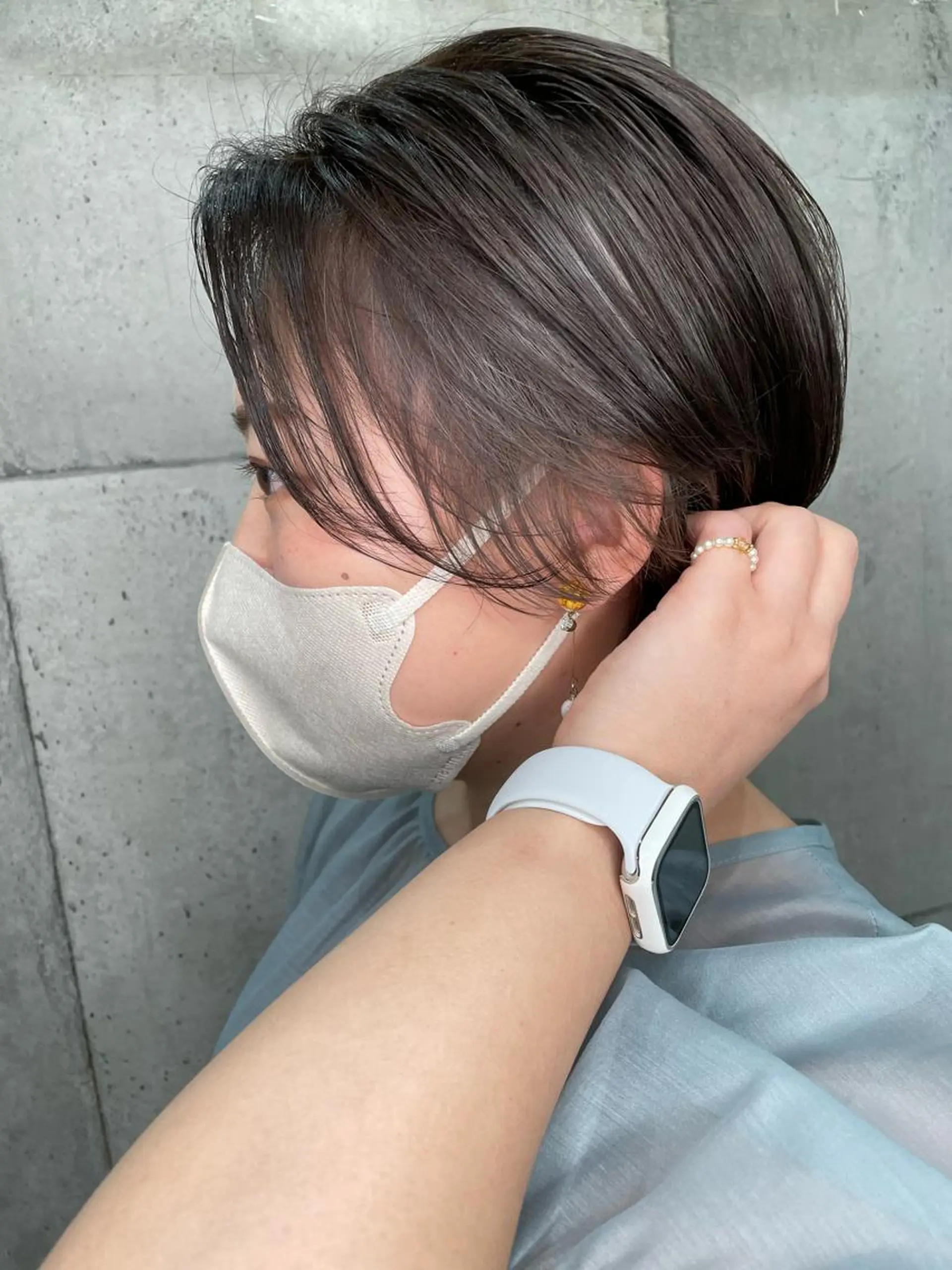 ショート 大内 志穂のヘアスタイル