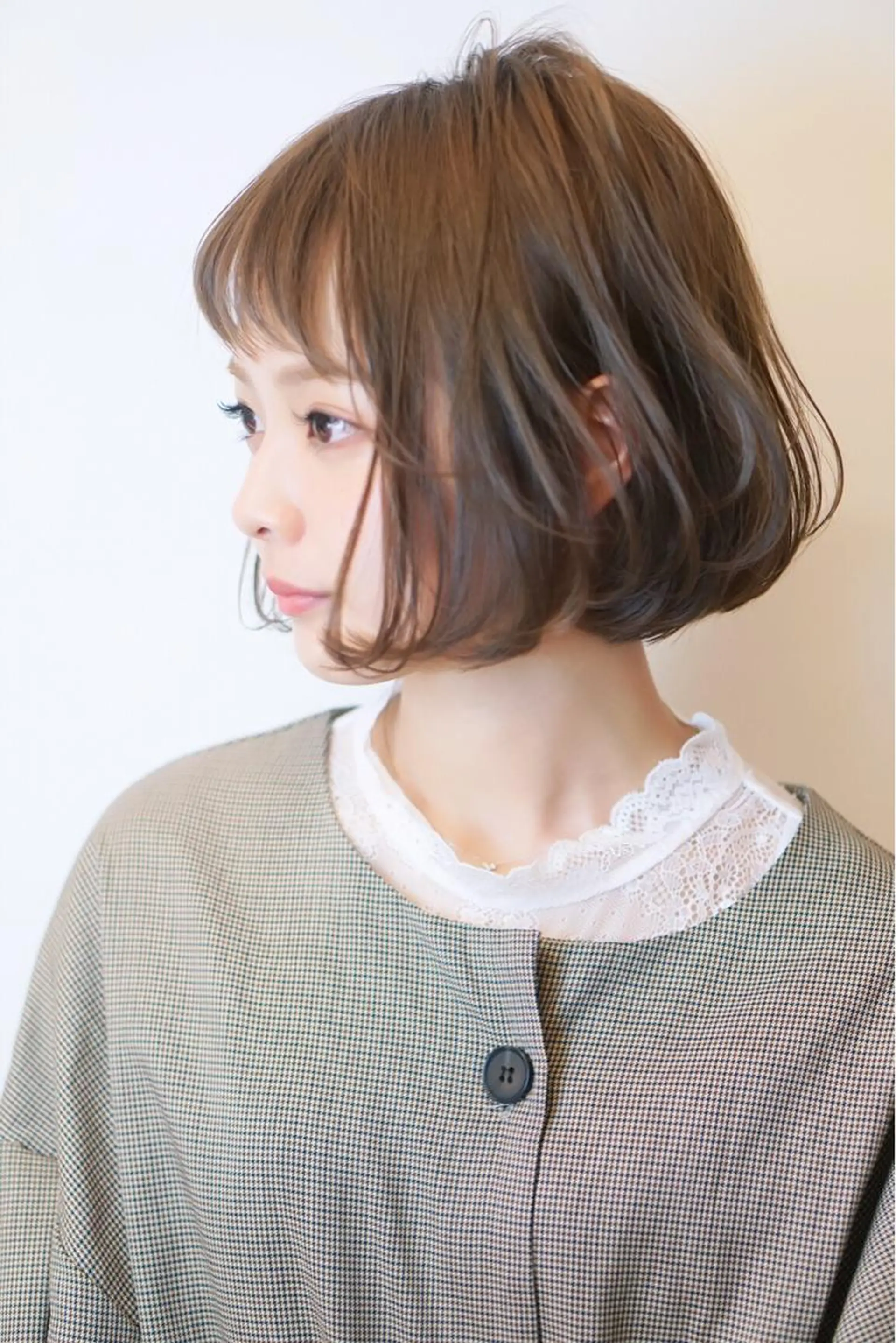 ショート カラー パーマ ボブ ディレクター ノナカのヘアスタイル