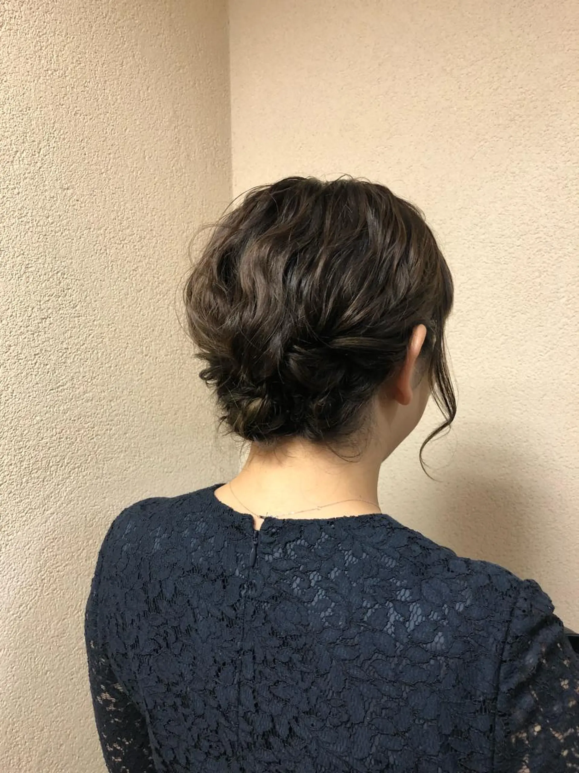 ミディアム カラー ヘアアレンジ 清水 まなのマツエク・マツパデザイン