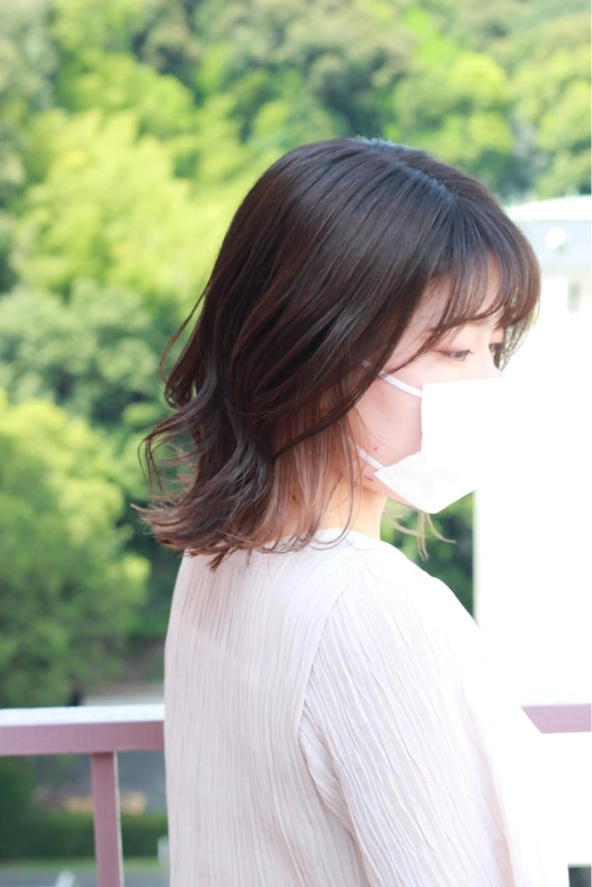 ミディアム カラー ベージュカラー ヘアカラー Viage （ビアージュ）のヘアスタイル