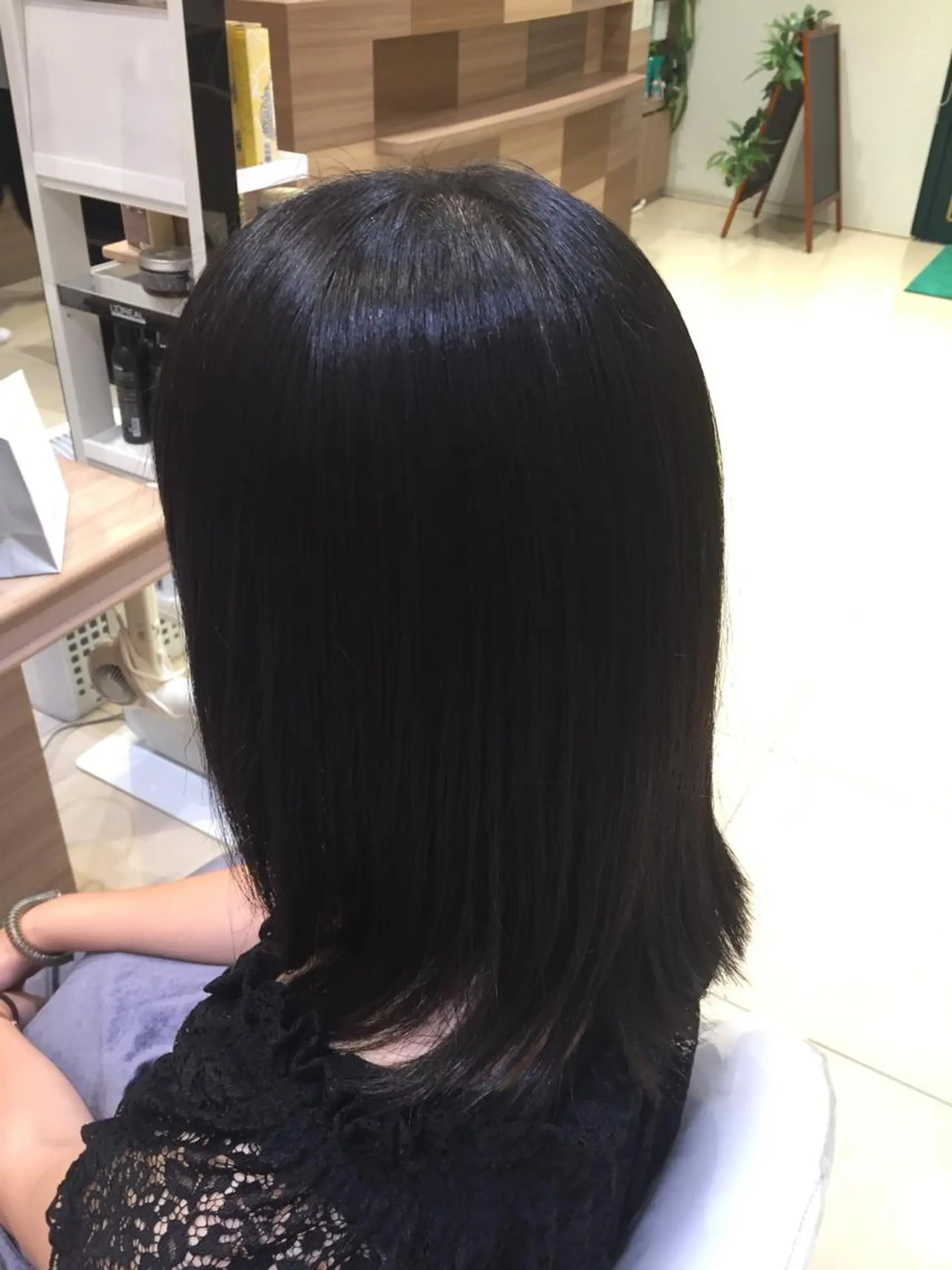 セミロング カット 縮毛矯正 トリートメント パーマ美容師✂︎ RYUのヘアスタイル