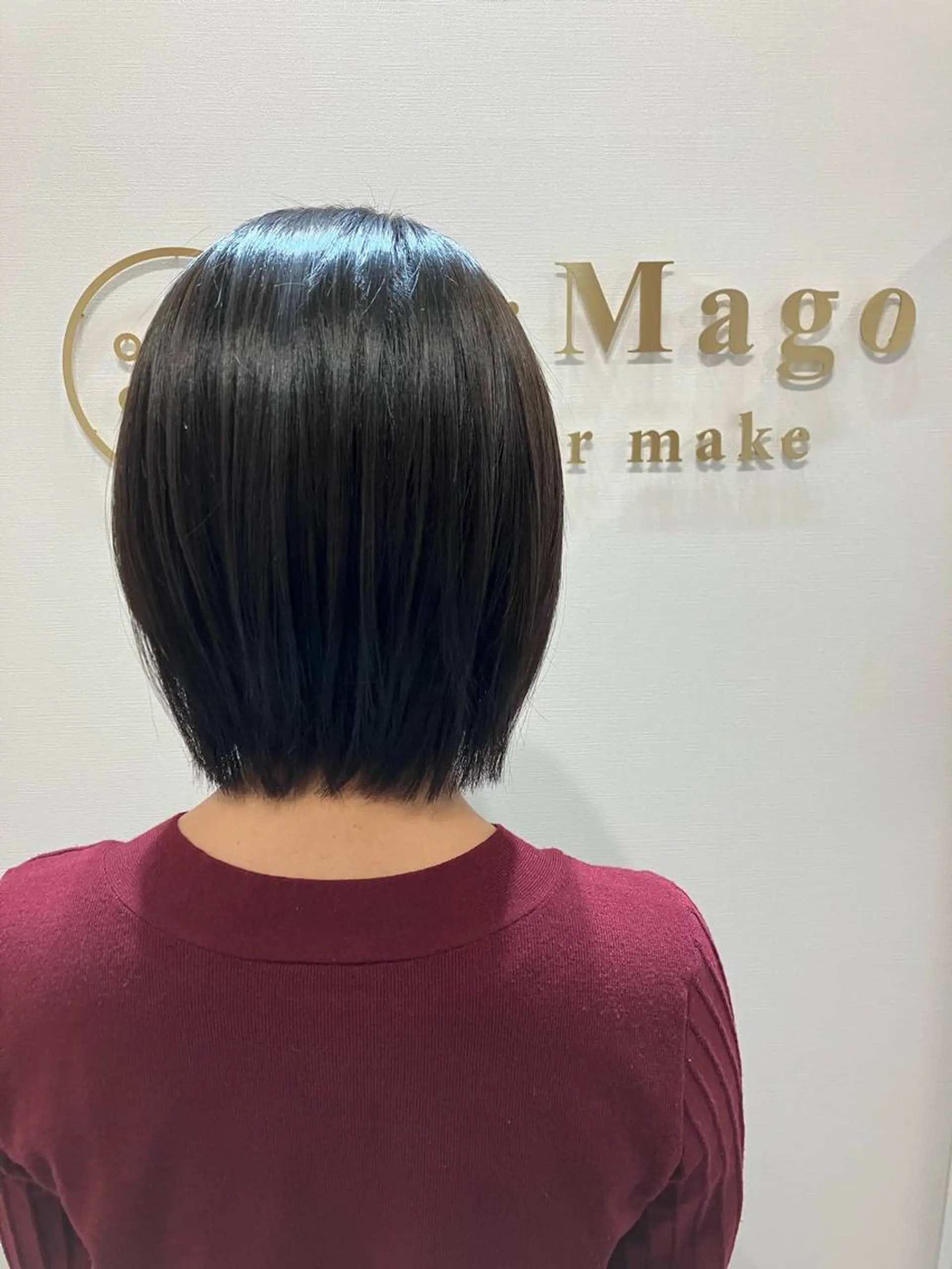 ショート カラー ヘアアレンジ キッズ カット ヘアカラー トリートメント 関内 髪質改善 特化 re:Magoのヘアスタイル