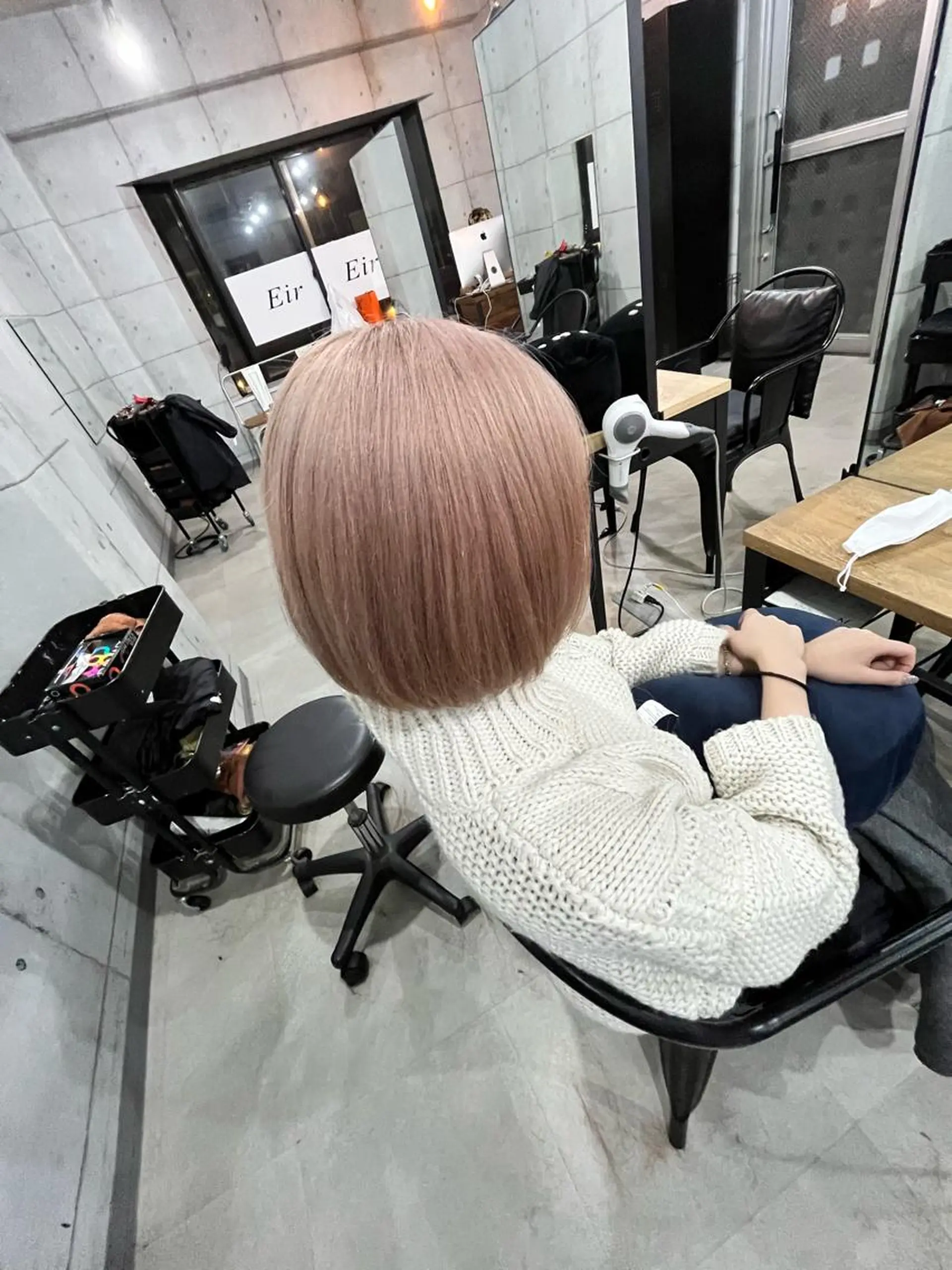 ミディアム カラー パーマ ヘアアレンジ メンズ キッズ ネイル マツエク・マツパ アイブロウ ショートボブ ミディアムパーマ メンズバレイヤージュ メンズブリーチ フェードカット 江坂カラー特化美容師 希弥【のぞみ】のヘアスタイル