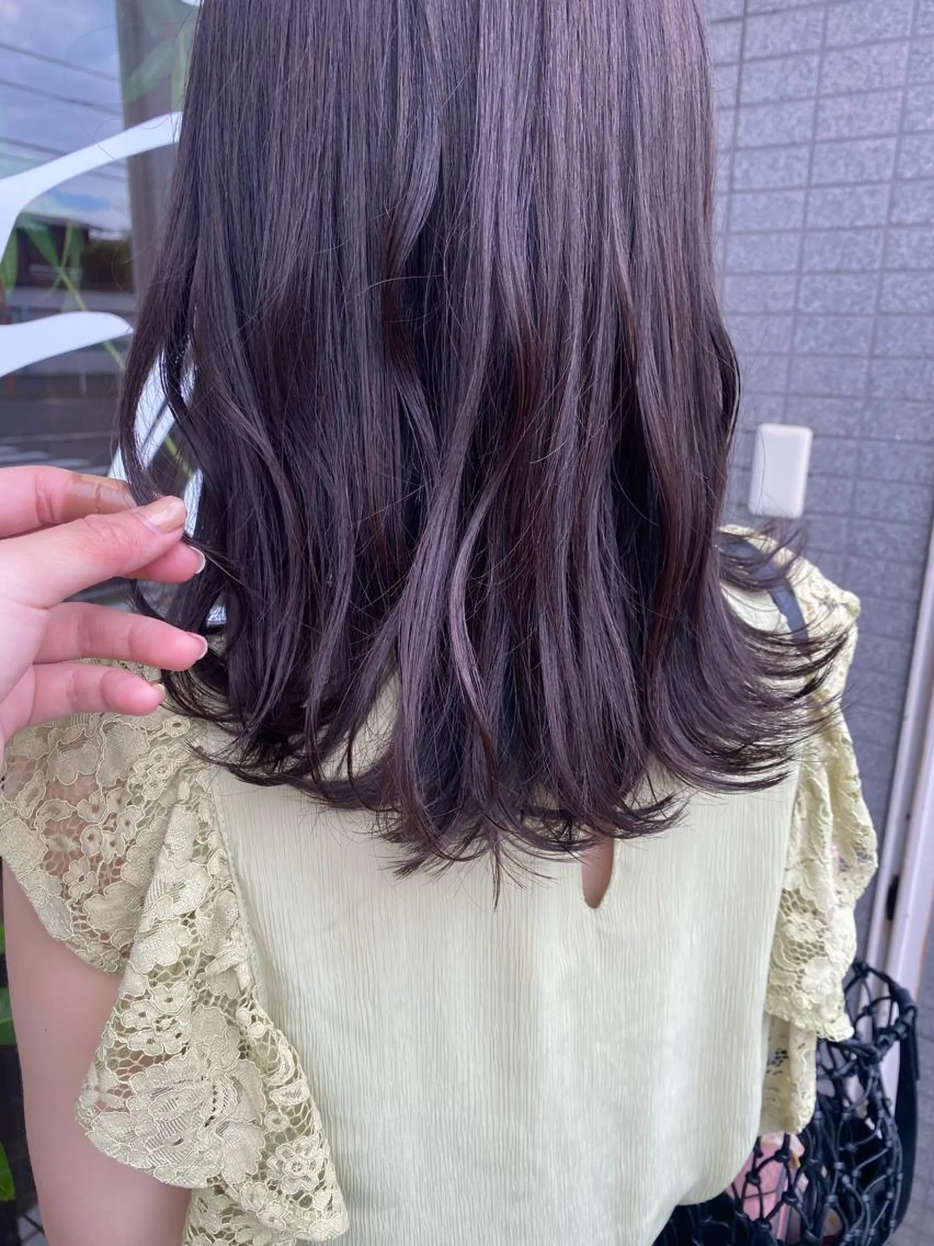 セミロング ヘアカラー Un Fleur所属・立野 希沙のヘアスタイル