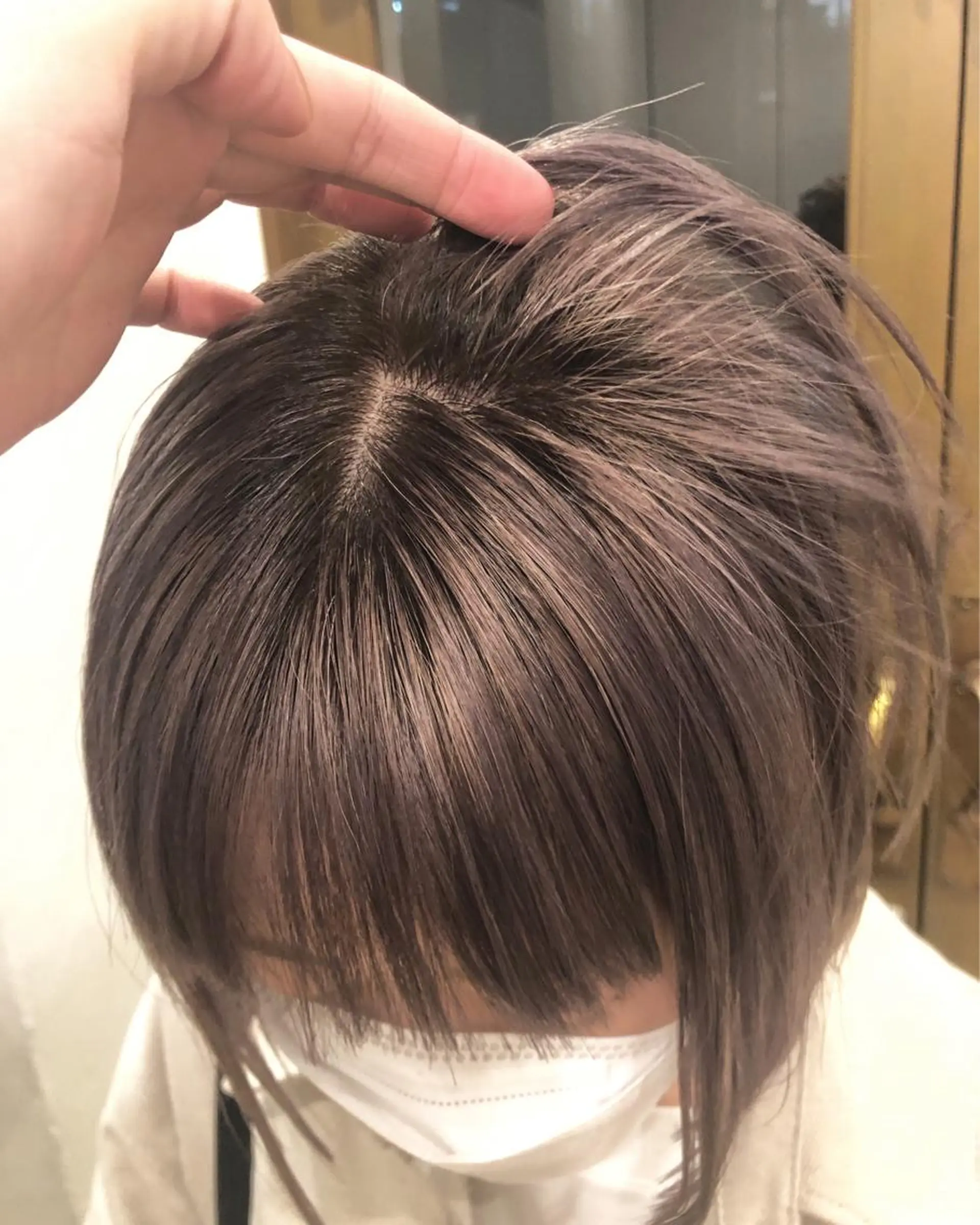ショート カラー ヘアアレンジ ブリーチ グレージュ ラベンダーカラー ラベンダーグレージュ ラベンダーグレー カット ヘアカラー トリートメント 【ツヤ髪美容師】 ツダケイスケのヘアスタイル