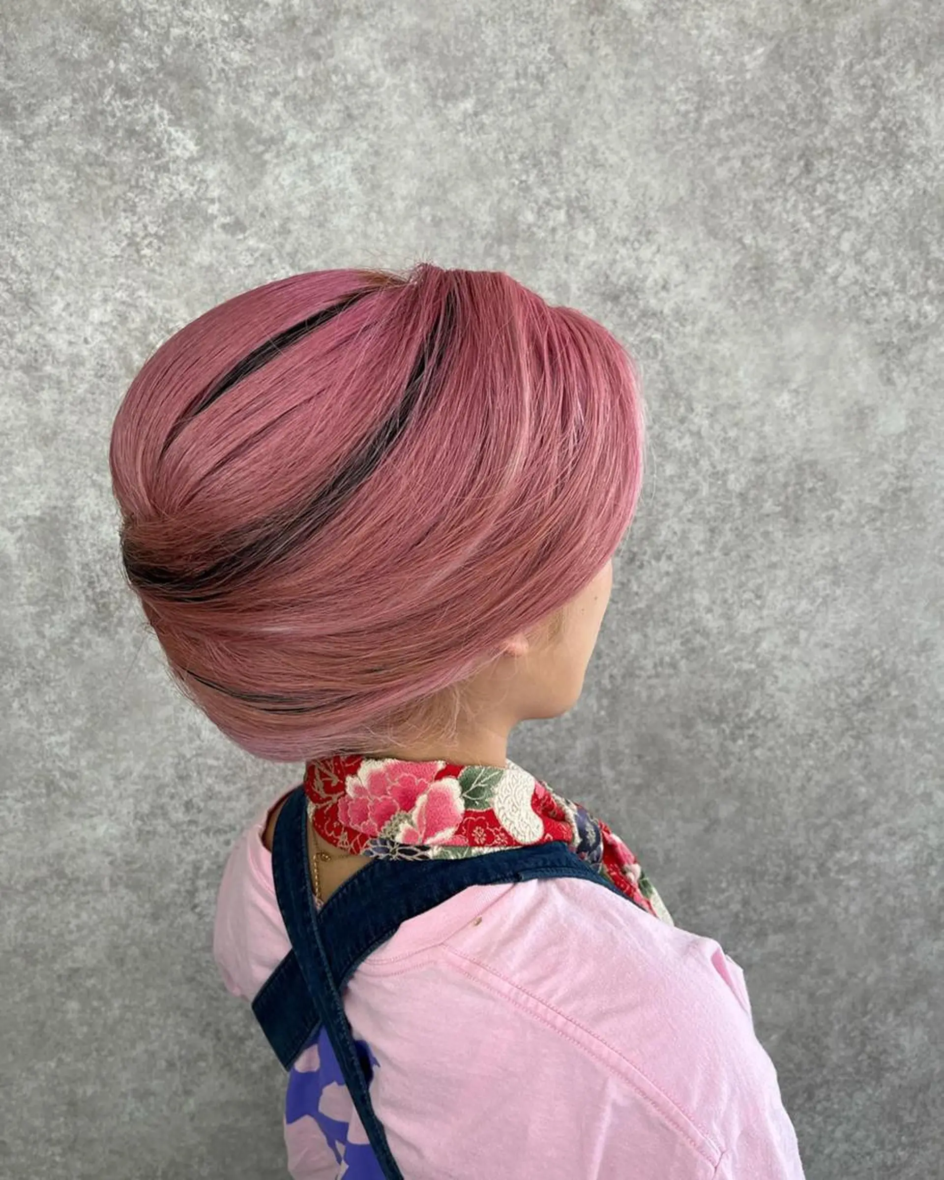 ロング カラー メッシュ UNDER vr 【アンダーバー】のヘアスタイル