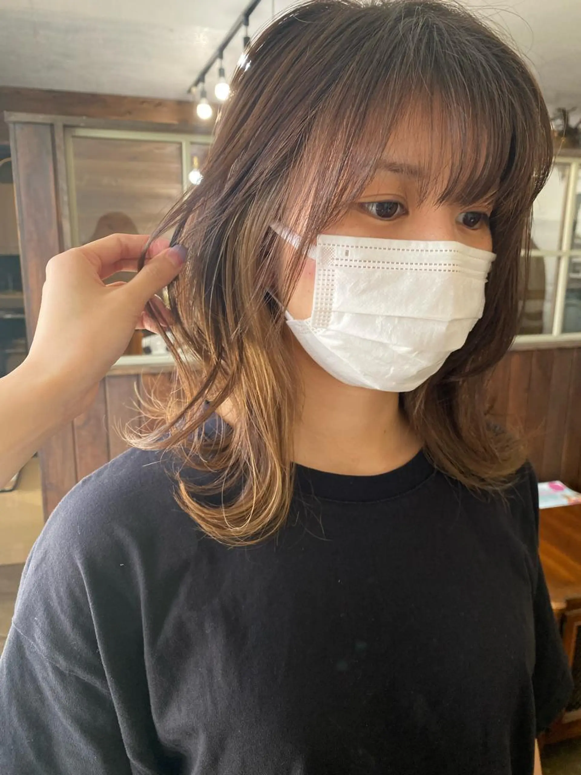 カラー ヘアカラー 艶カラー🫧 MOMOYOのヘアスタイル
