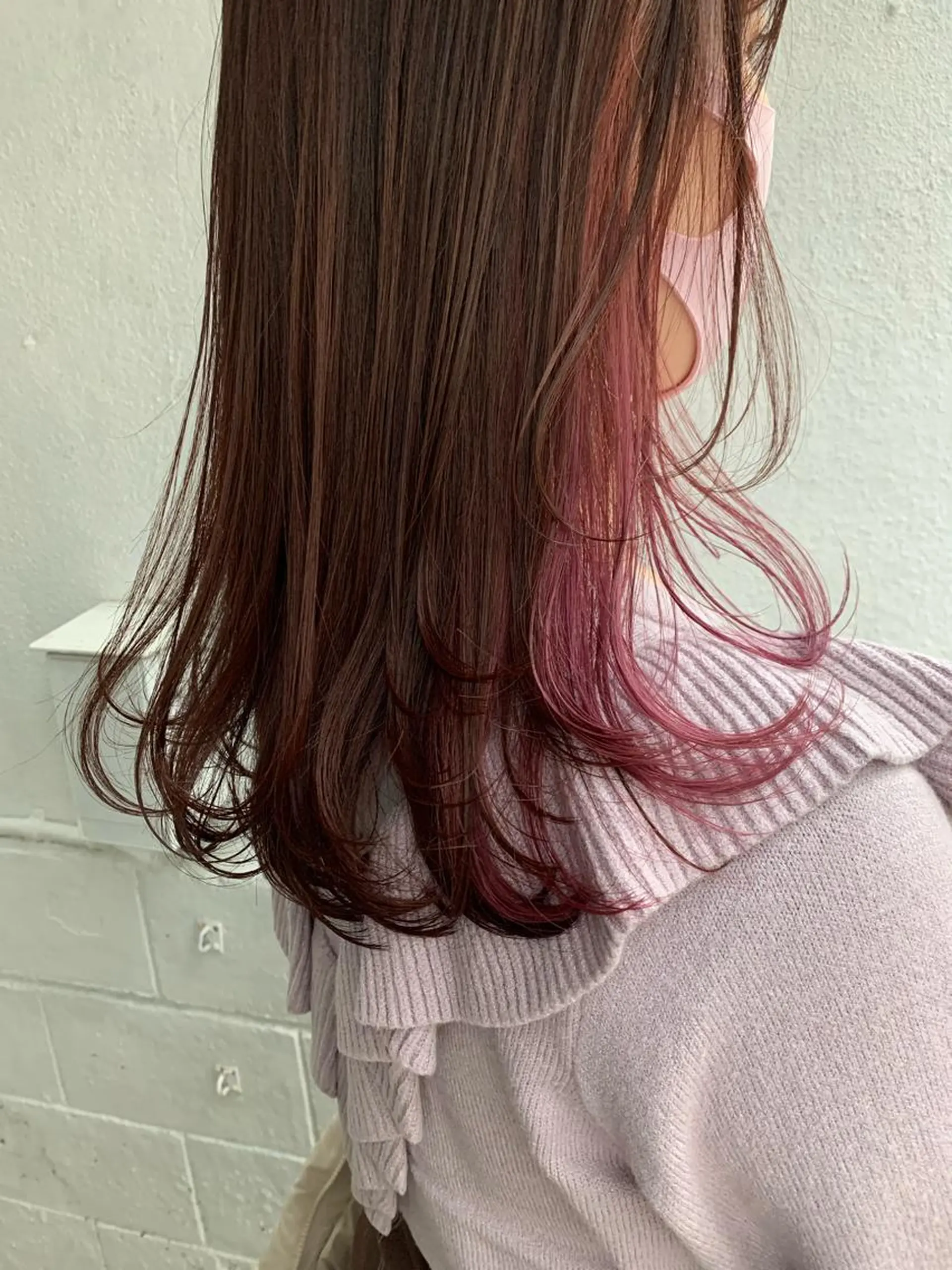セミロング ヘアカラー フリーランス　美容師 cayocoのヘアスタイル