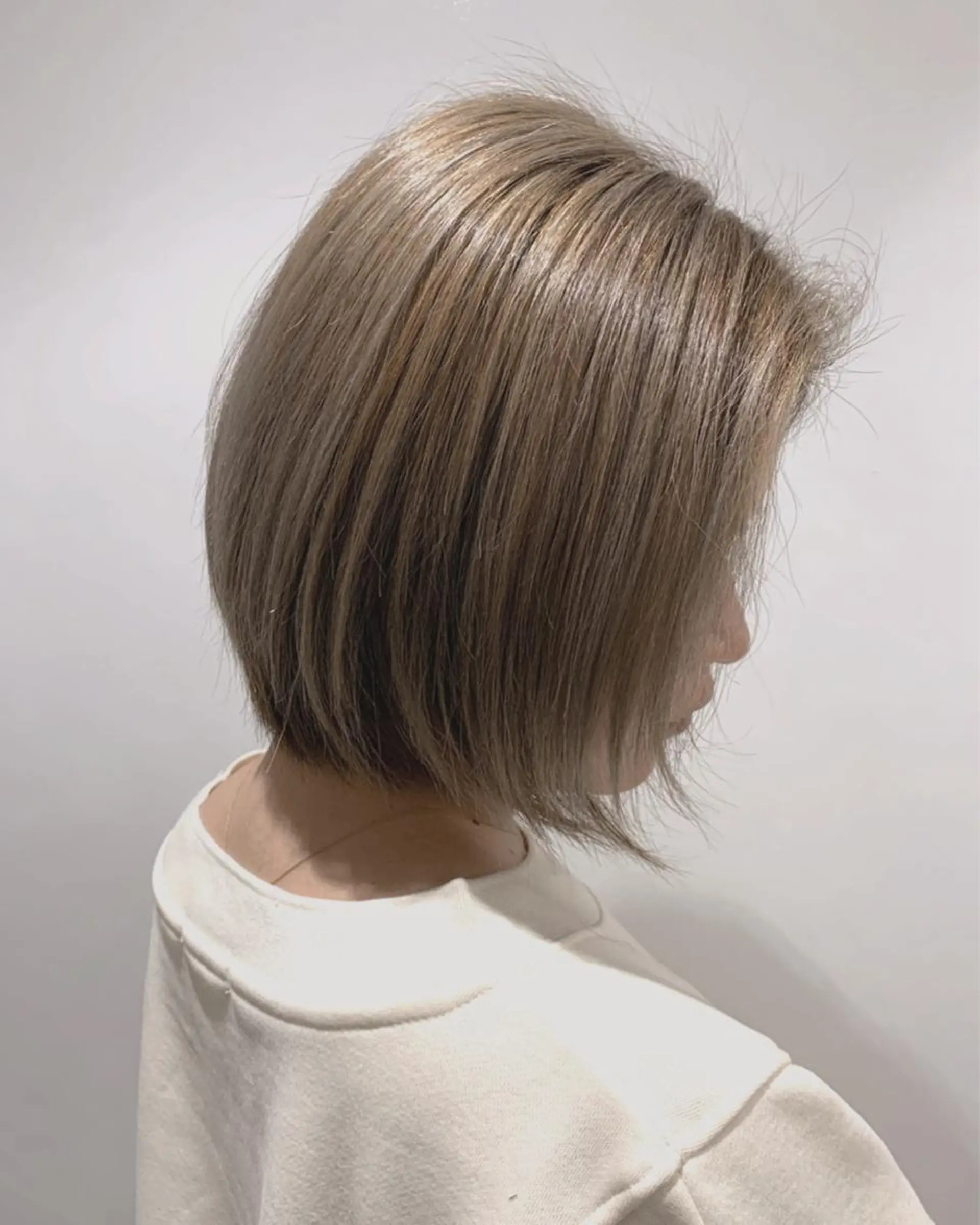 ショート 髪質改善 貸切サロンのヘアスタイル