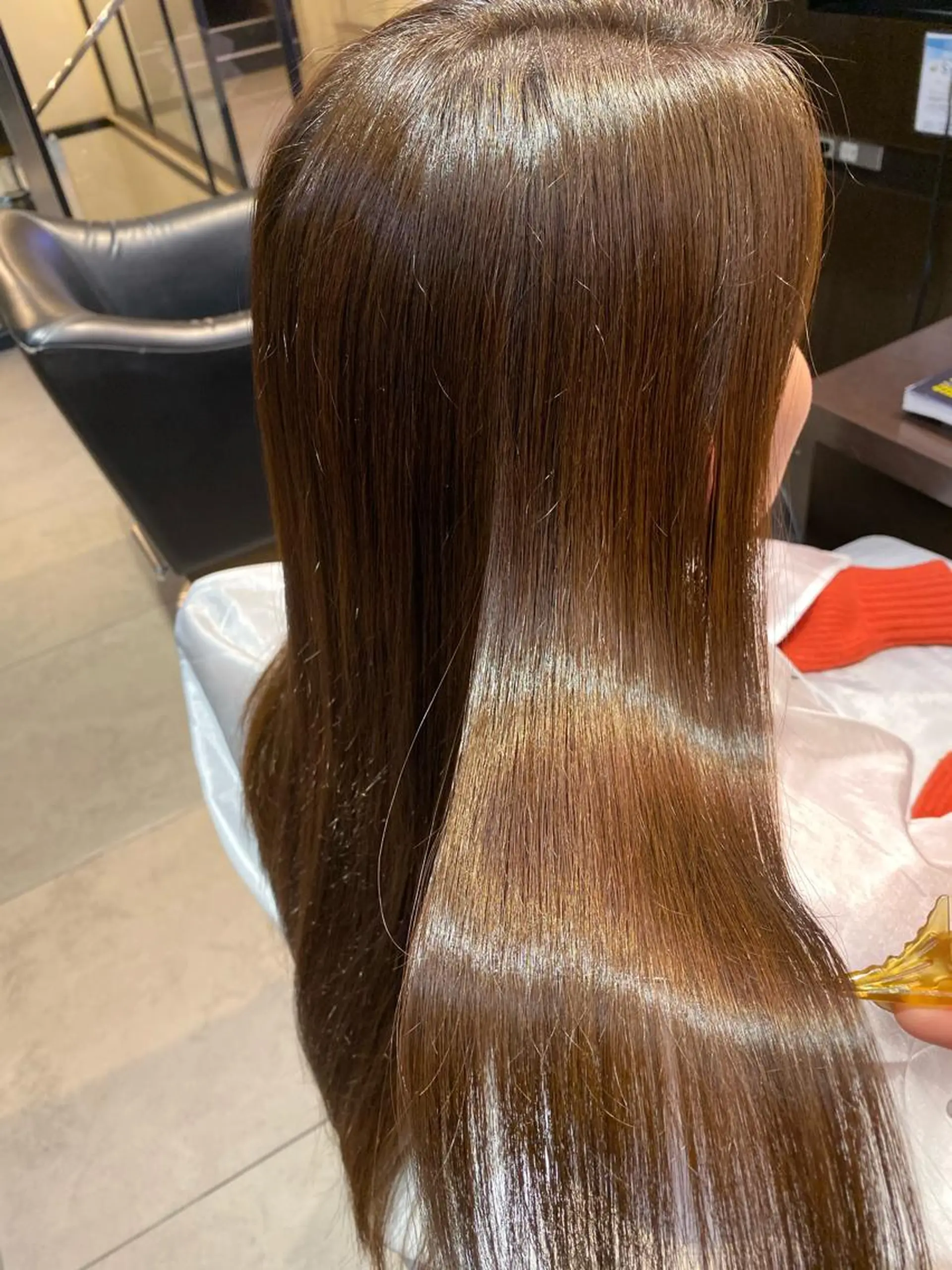 ロング 山川 玲奈のヘアスタイル