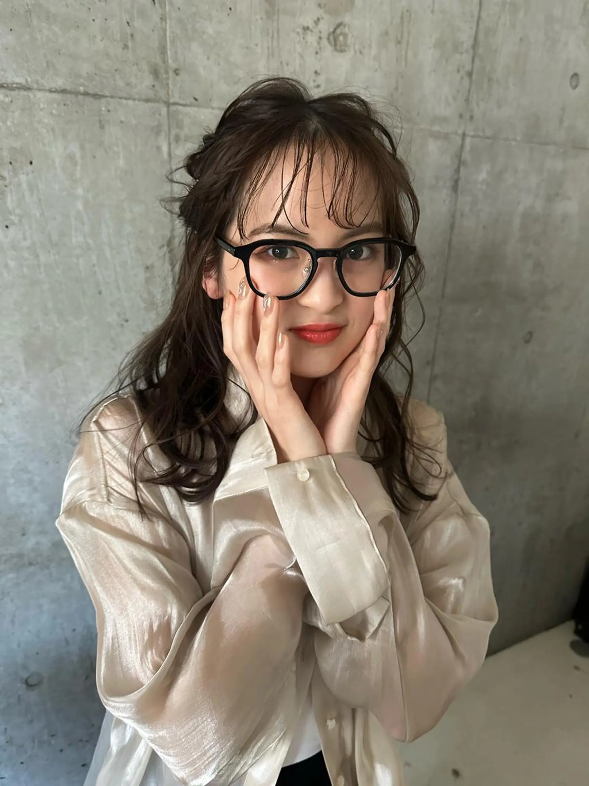 ロング カラー カット ヘアカラー パーマ ✂︎岡根 京花✂︎のヘアスタイル