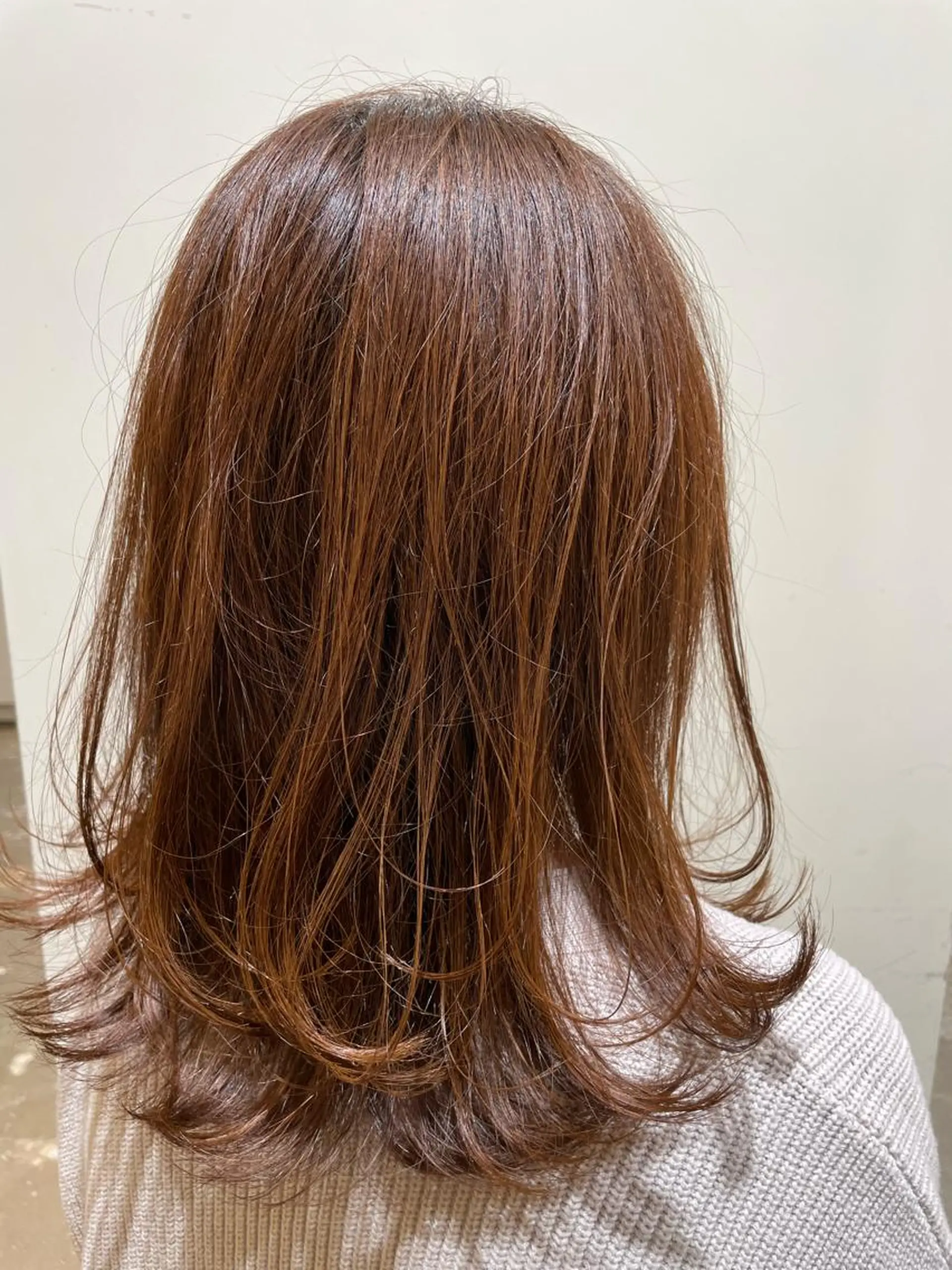 セミロング ボブ レイヤーカット 塚田 銀太のヘアスタイル