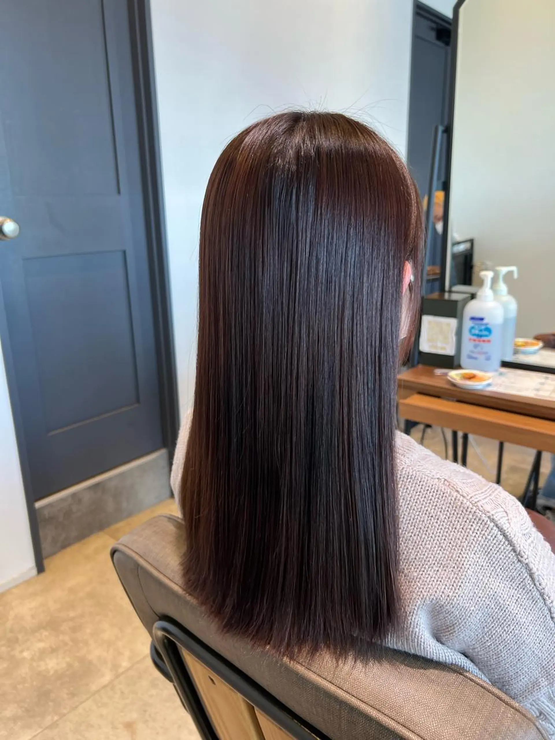 セミロング カラー ブラウンカラー ヘアカラー Tress所属・ボブ／レイヤー 強化／村田のヘアスタイル