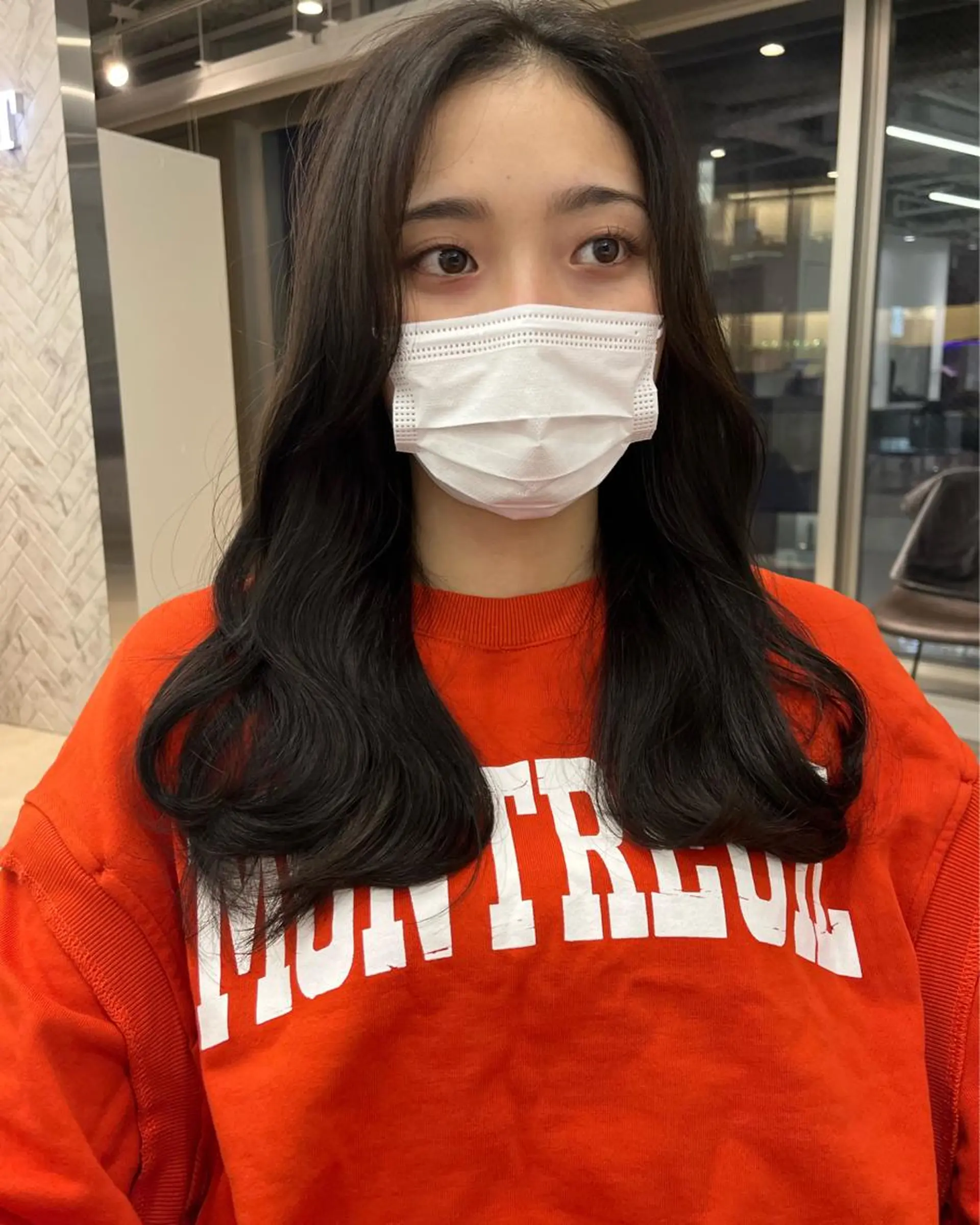 セミロング カラー 韓国風ヘア カット ヘアカラー トリートメント 【代表】 辻龍樹のヘアスタイル