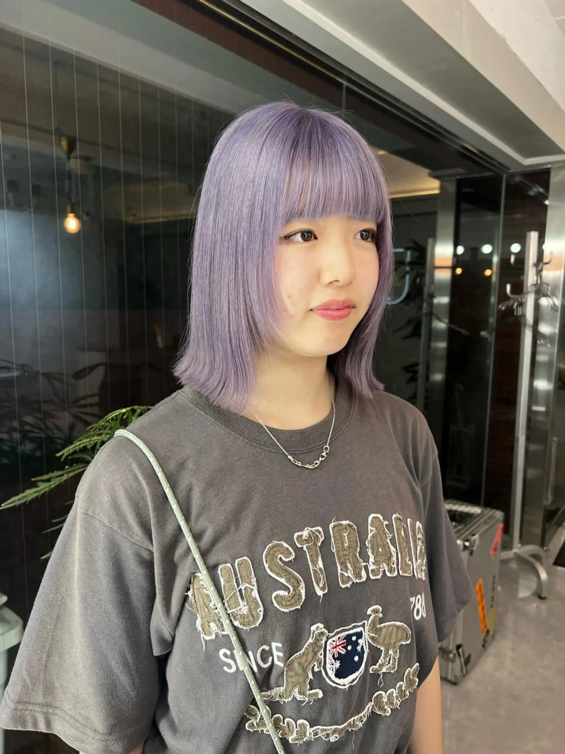 ロング カラー パープルカラー シルバー je suis heureuse所属・ハイライトカラー 🌀ゆい❣️のヘアスタイル