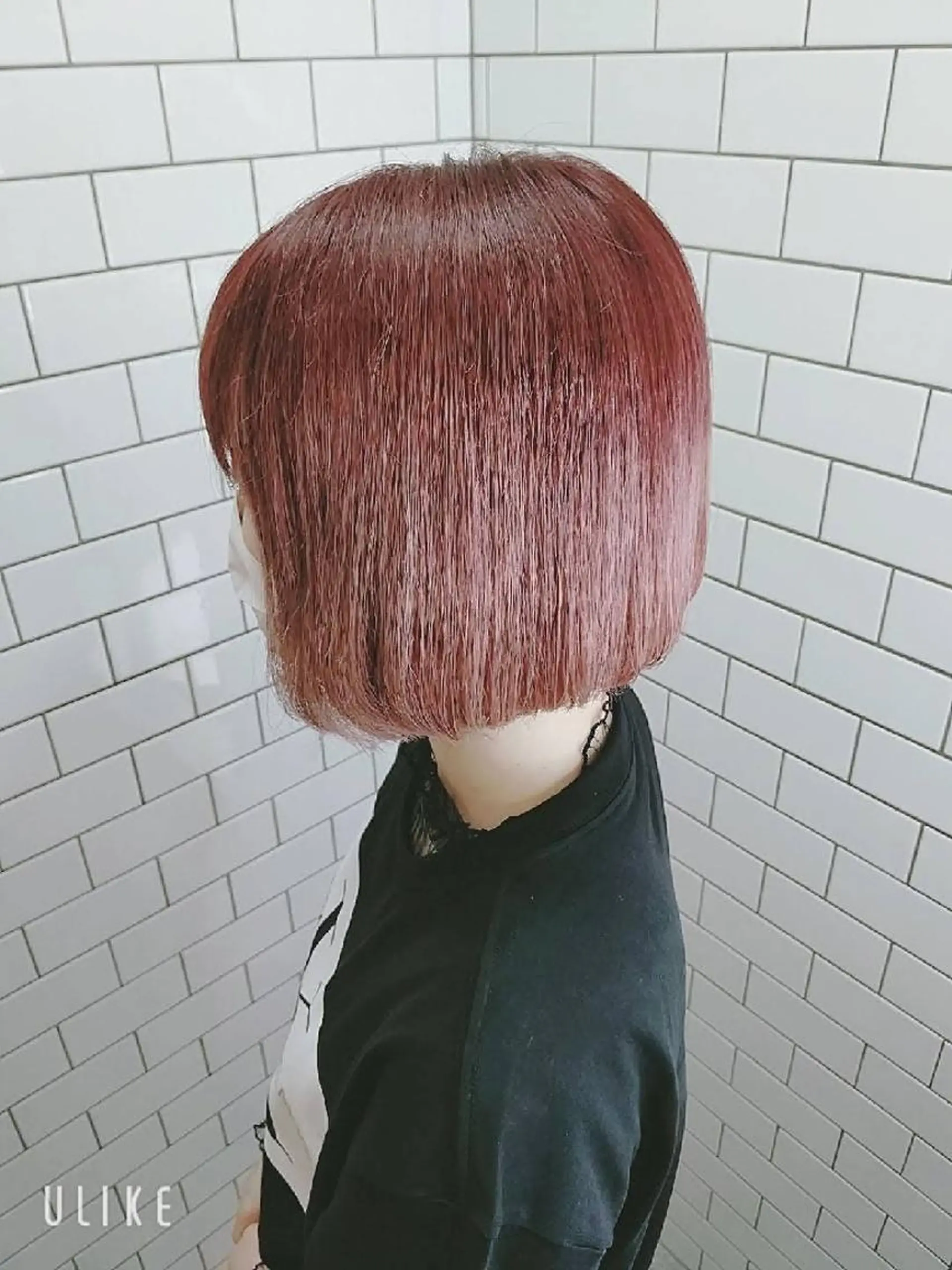 ショート カラー LUXBE GALLERY なんば駅前店所属・ラックスビーギャラリ ー AKICOのヘアスタイル