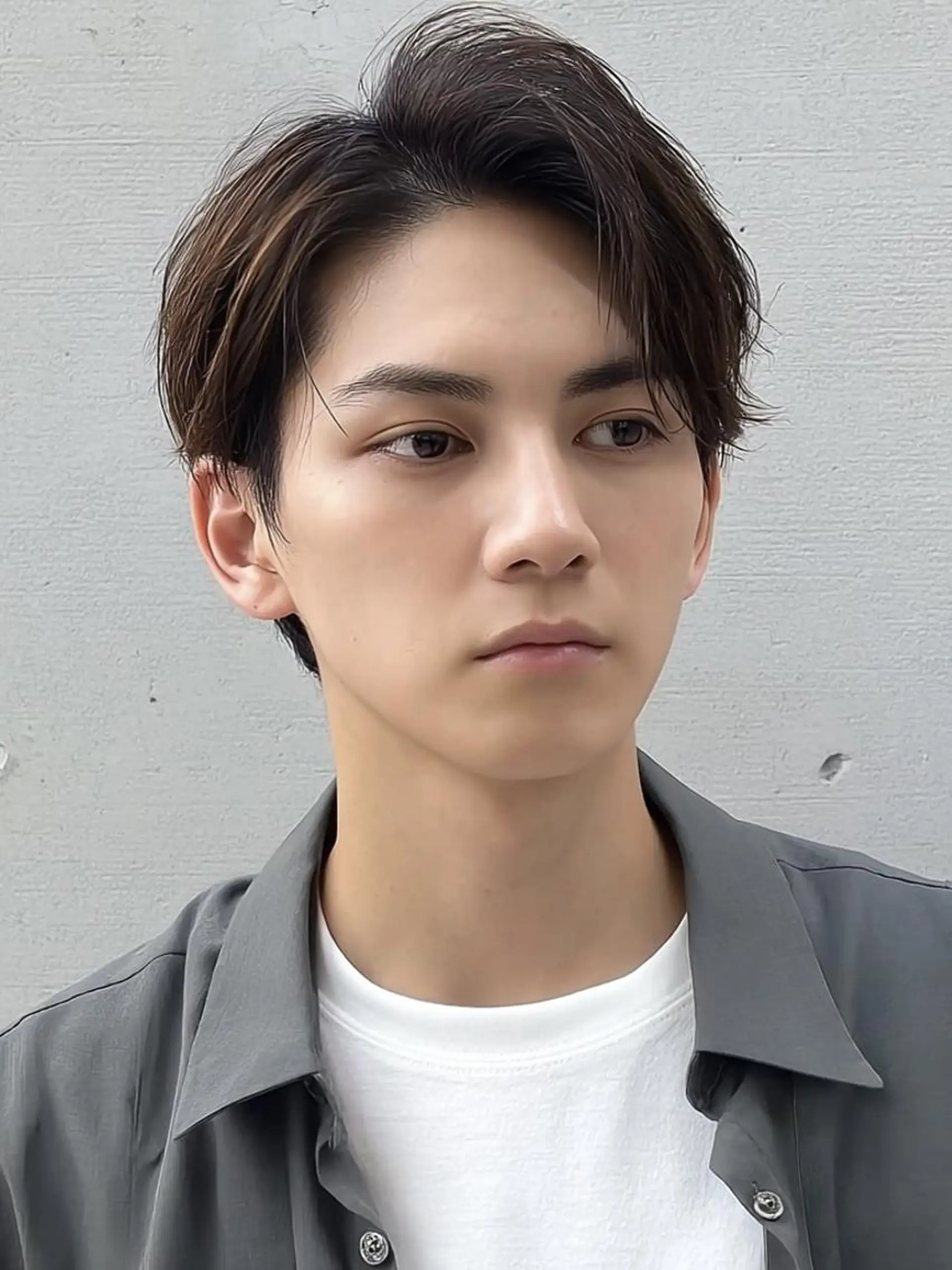 メンズ センターパート フェードカット メンズパーマ 刈り上げ 波巻きパーマ カット パーマ ✨メンズ/パーマ/ 三宅 昌太✨のヘアスタイル