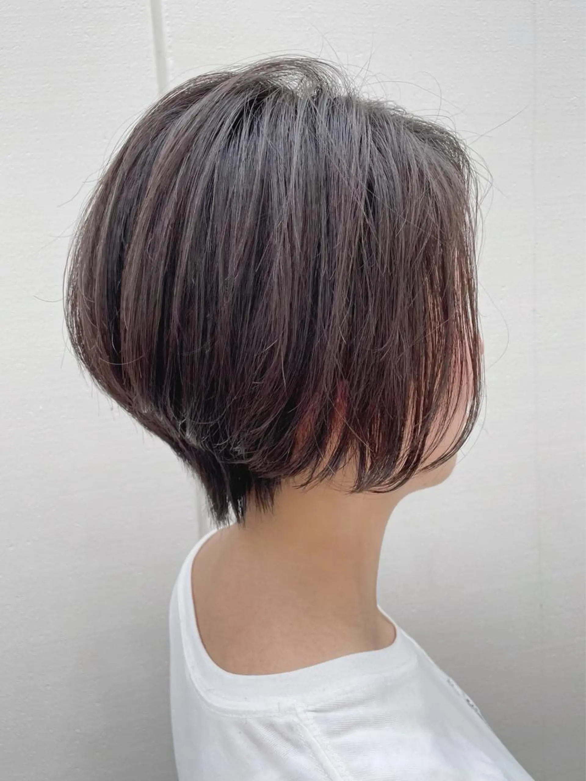 ショート パーソナルカラー 藤本夢のヘアスタイル