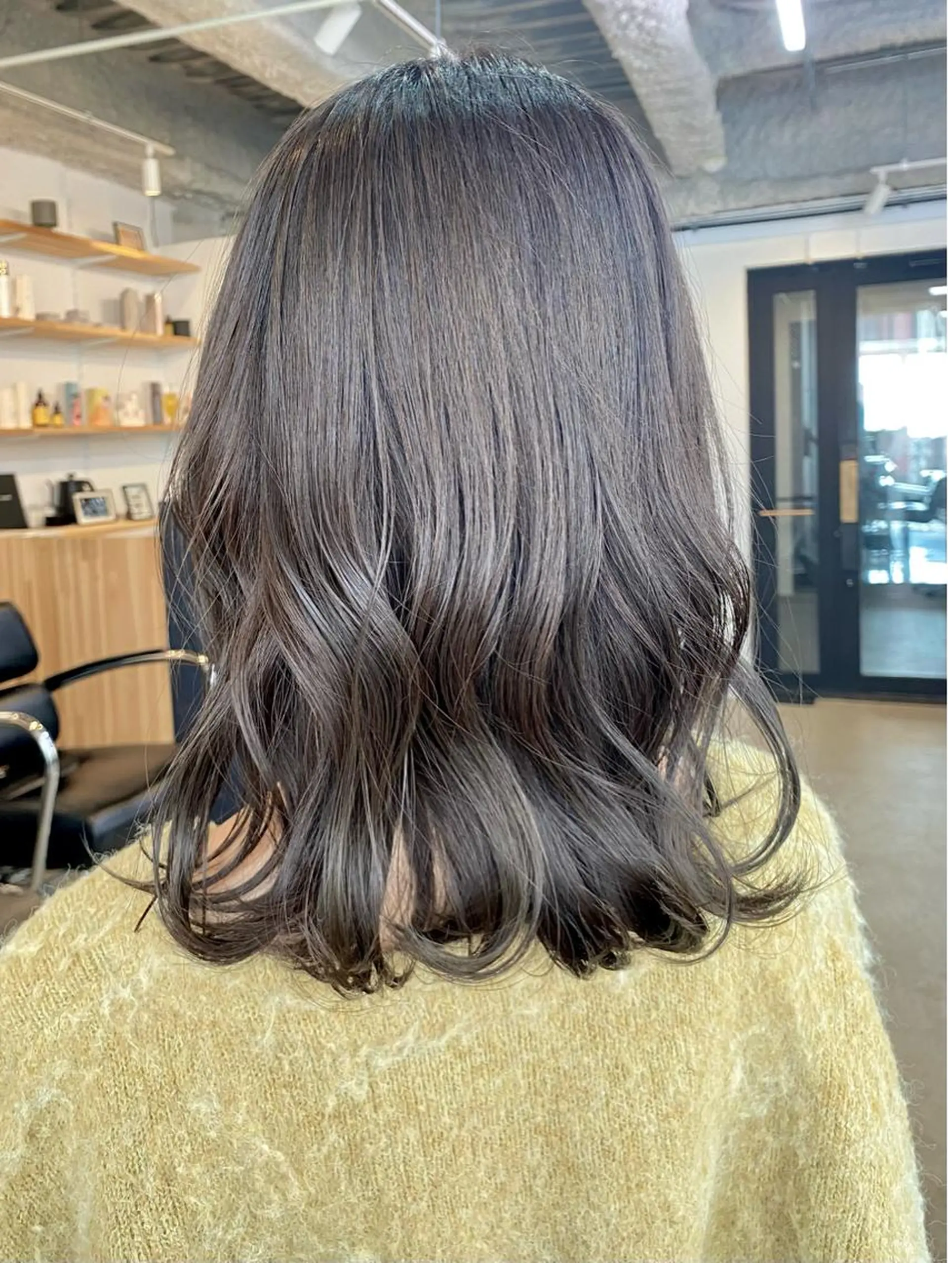 ミディアム カラー アッシュ アッシュブラウン ブラウンカラー ヘアカラー 暖色カラー/天神/ ヘイマサクラのヘアスタイル