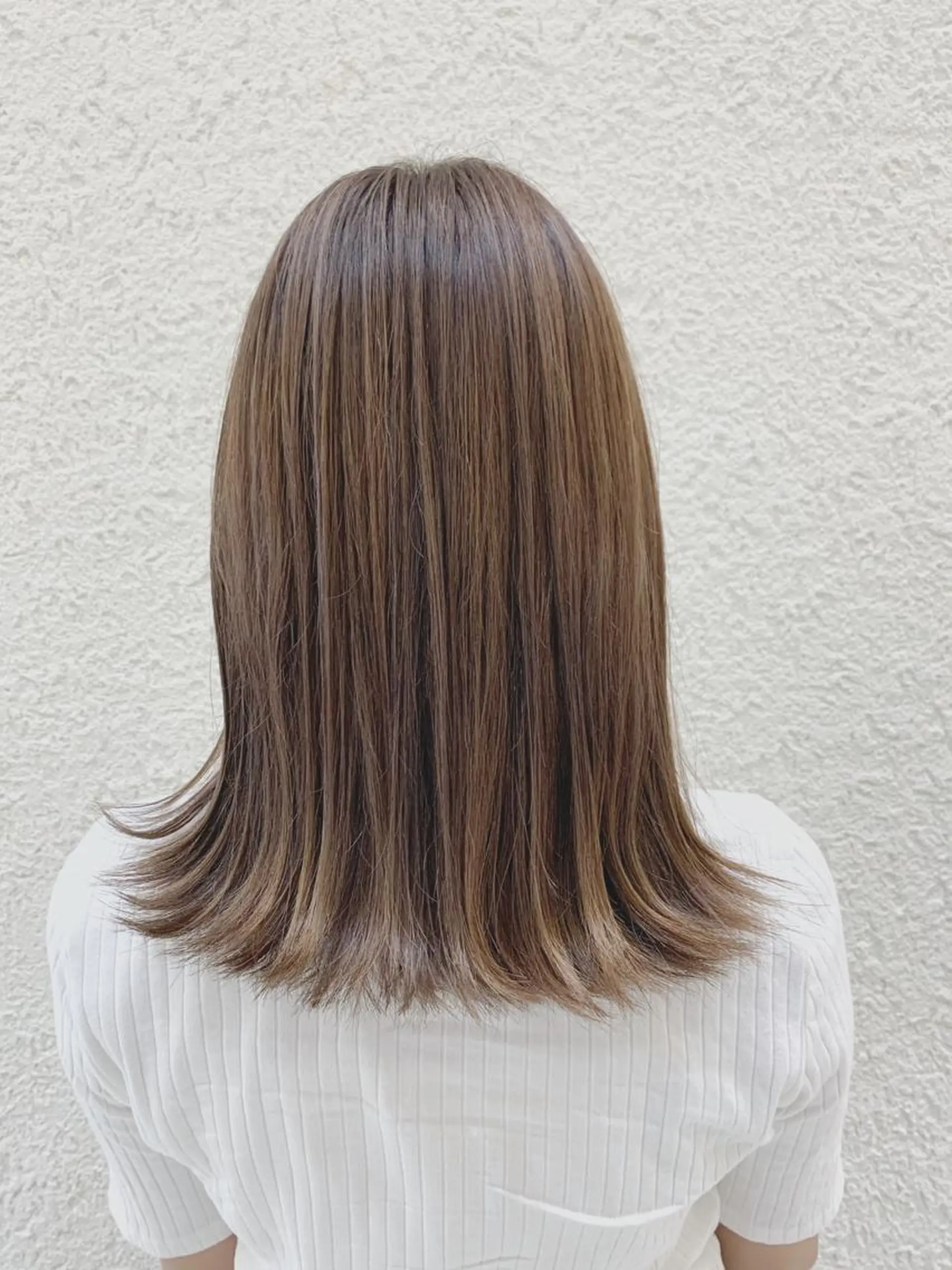 ミディアム カラー アッシュ NYNY四條畷店 森　亮人のヘアスタイル