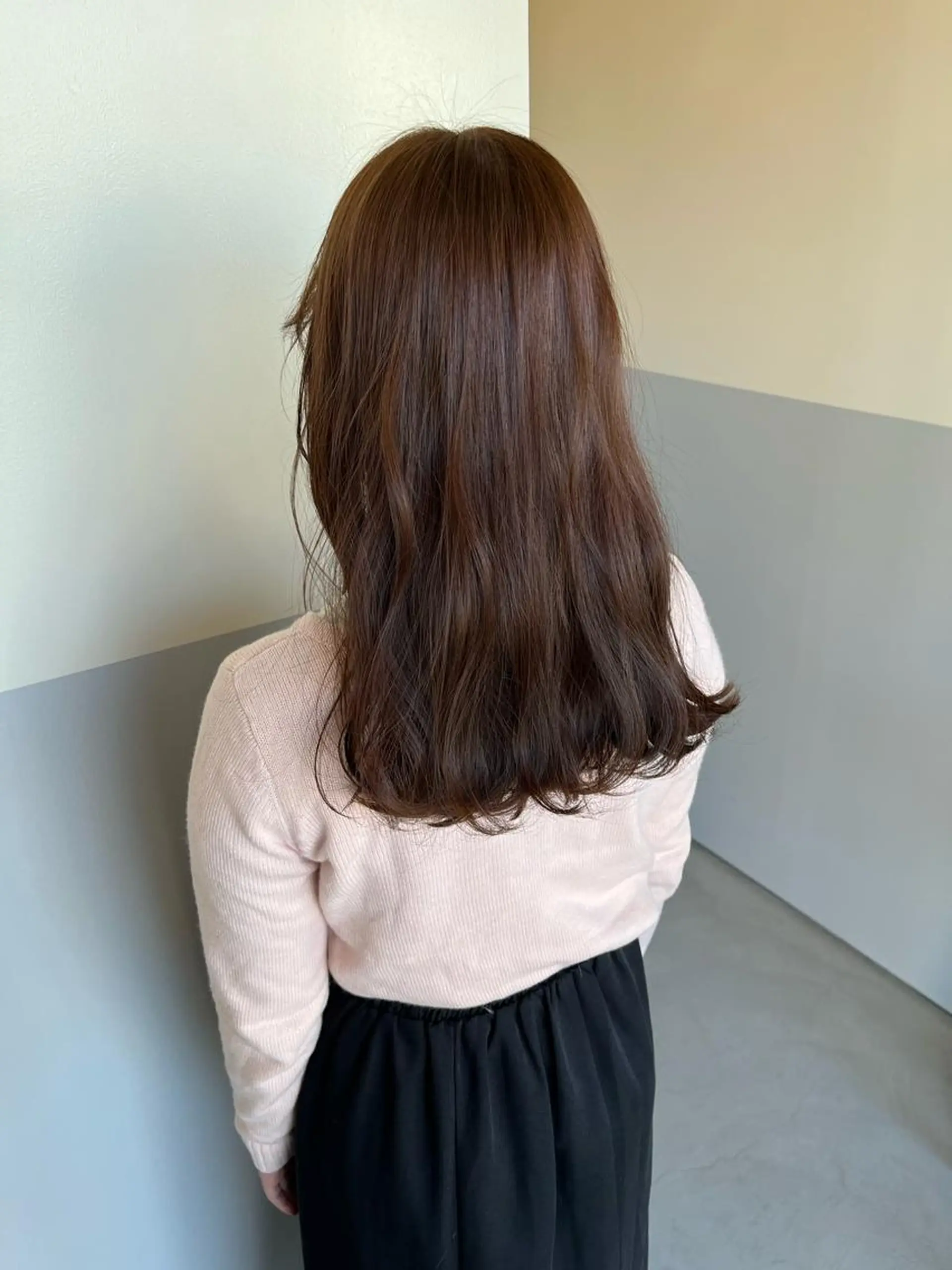 セミロング 神谷 夏帆のヘアスタイル