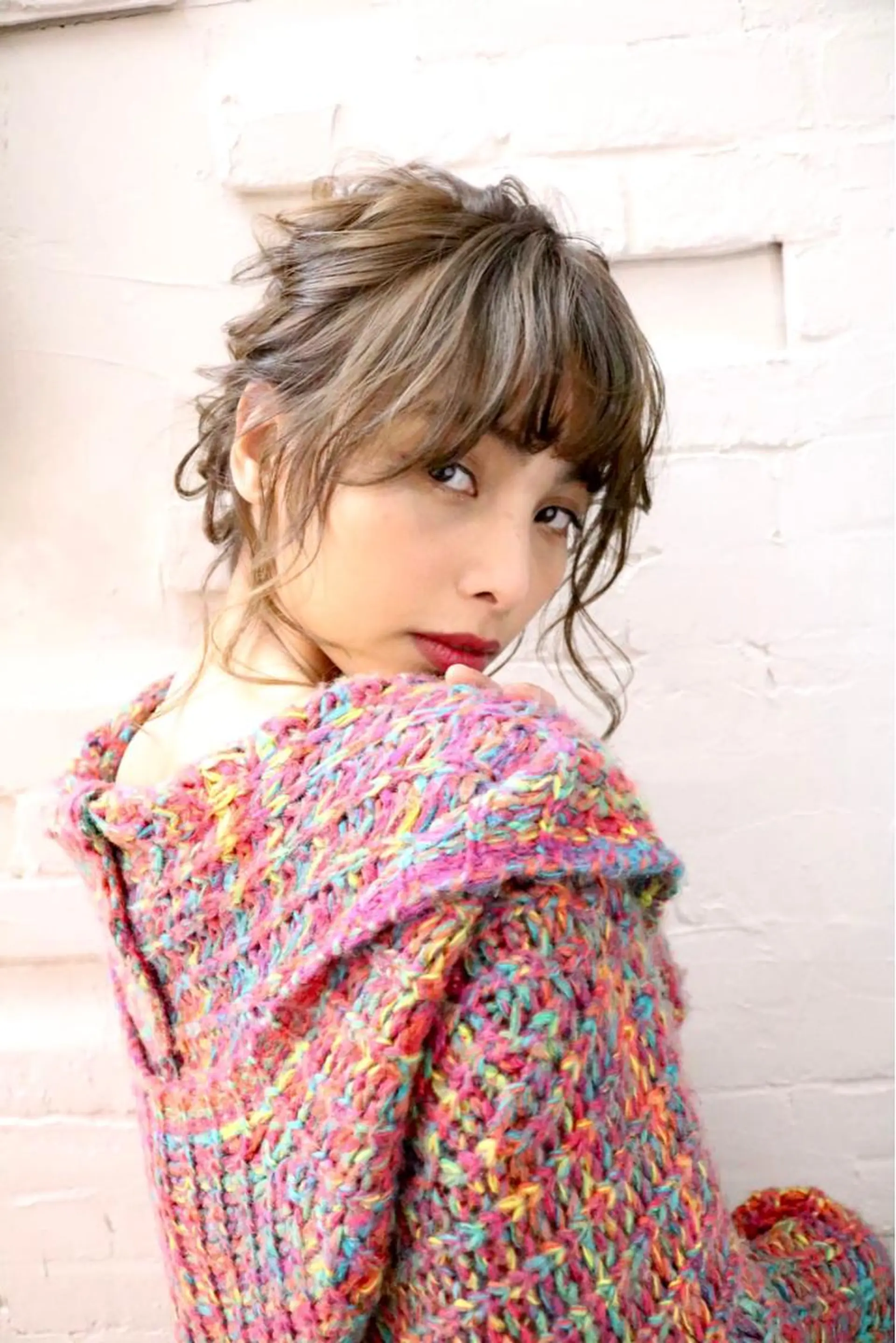 セミロング まつパ・ヘアセット ♡Chinami♡のマツエク・マツパデザイン