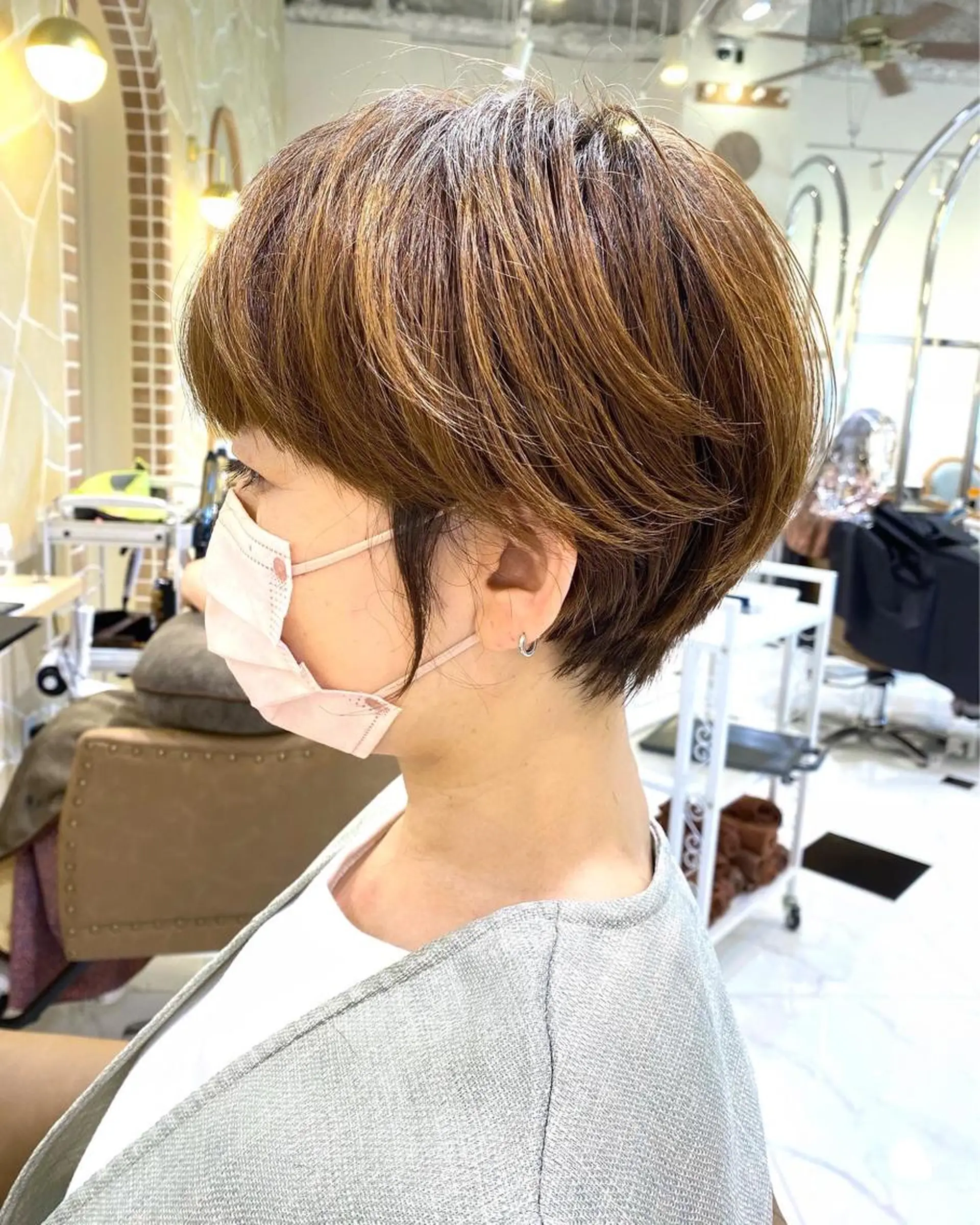 ショート ショートヘア 坂井 茅聖のヘアスタイル