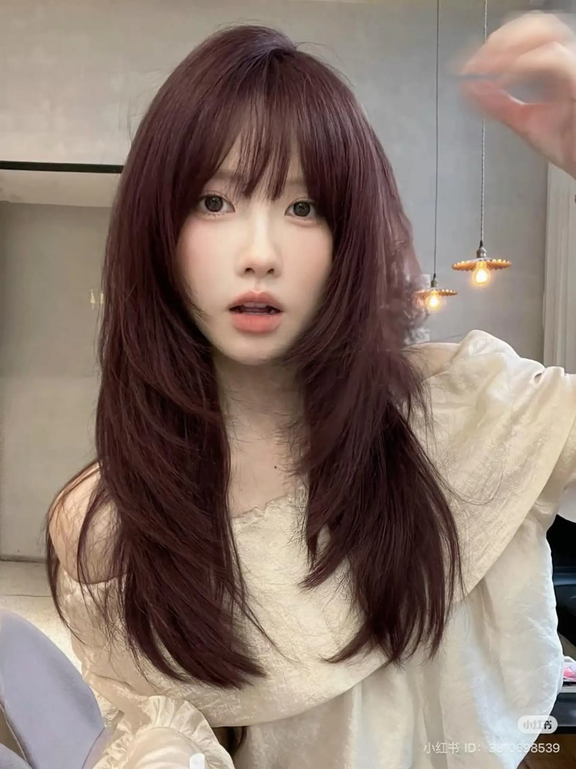 ロング カラー カット ヘアカラー トリートメント mina/暖色カラー /骨格矯正カットのヘアスタイル