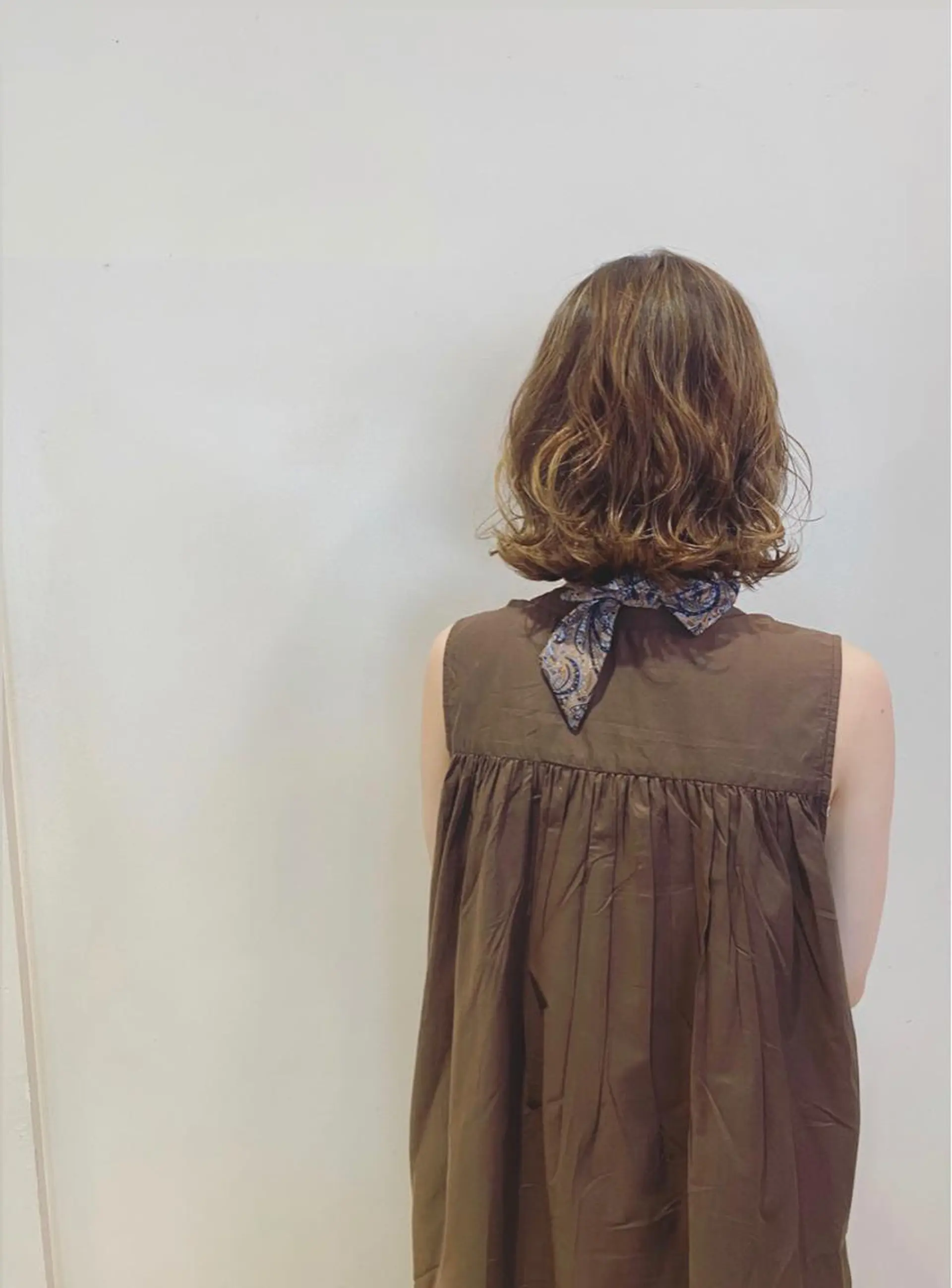 ミディアム 山川 玲奈のヘアスタイル