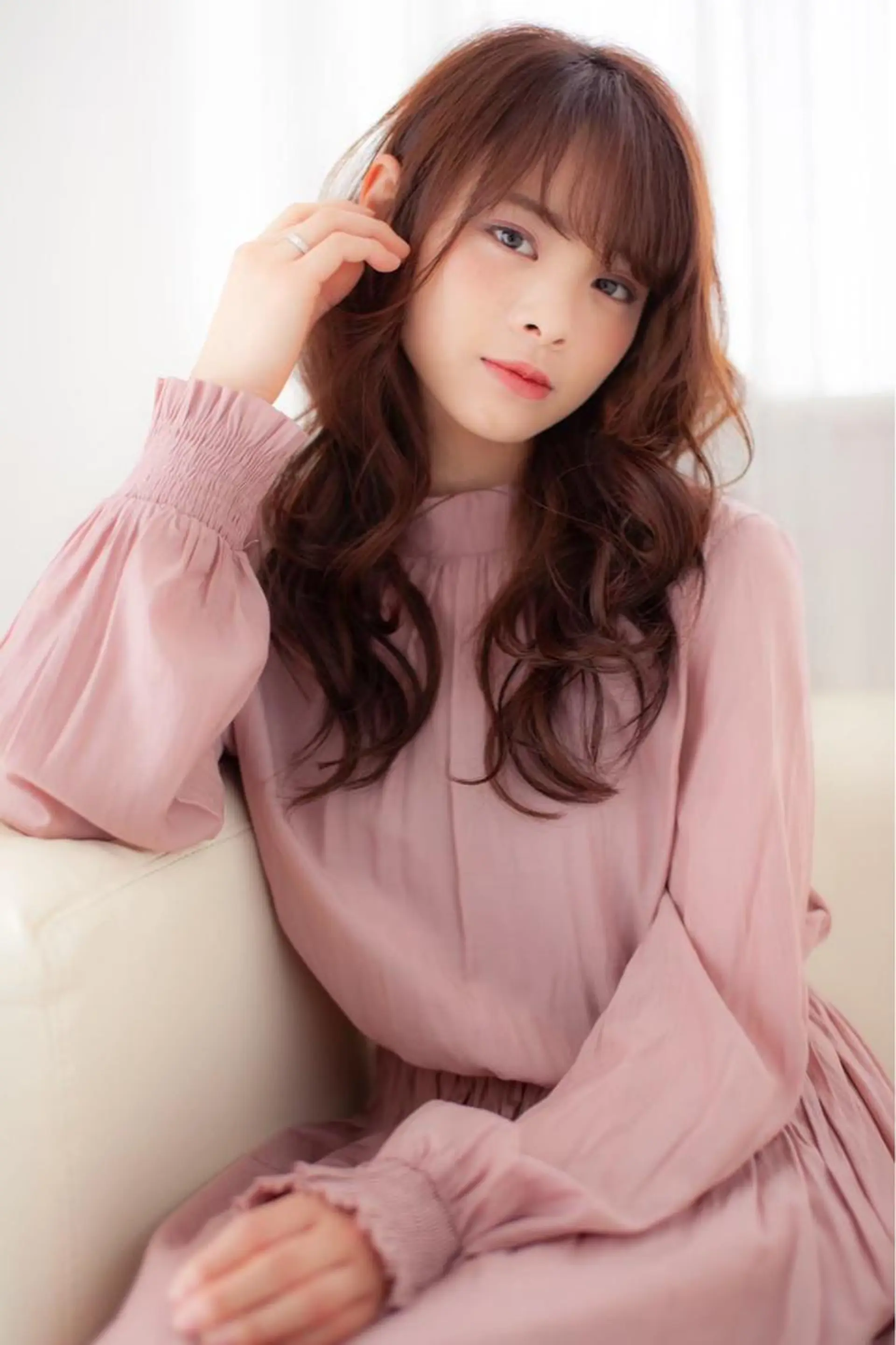 セミロング カット パーマ トリートメント Ash川越店／ 松本　亮二のヘアスタイル