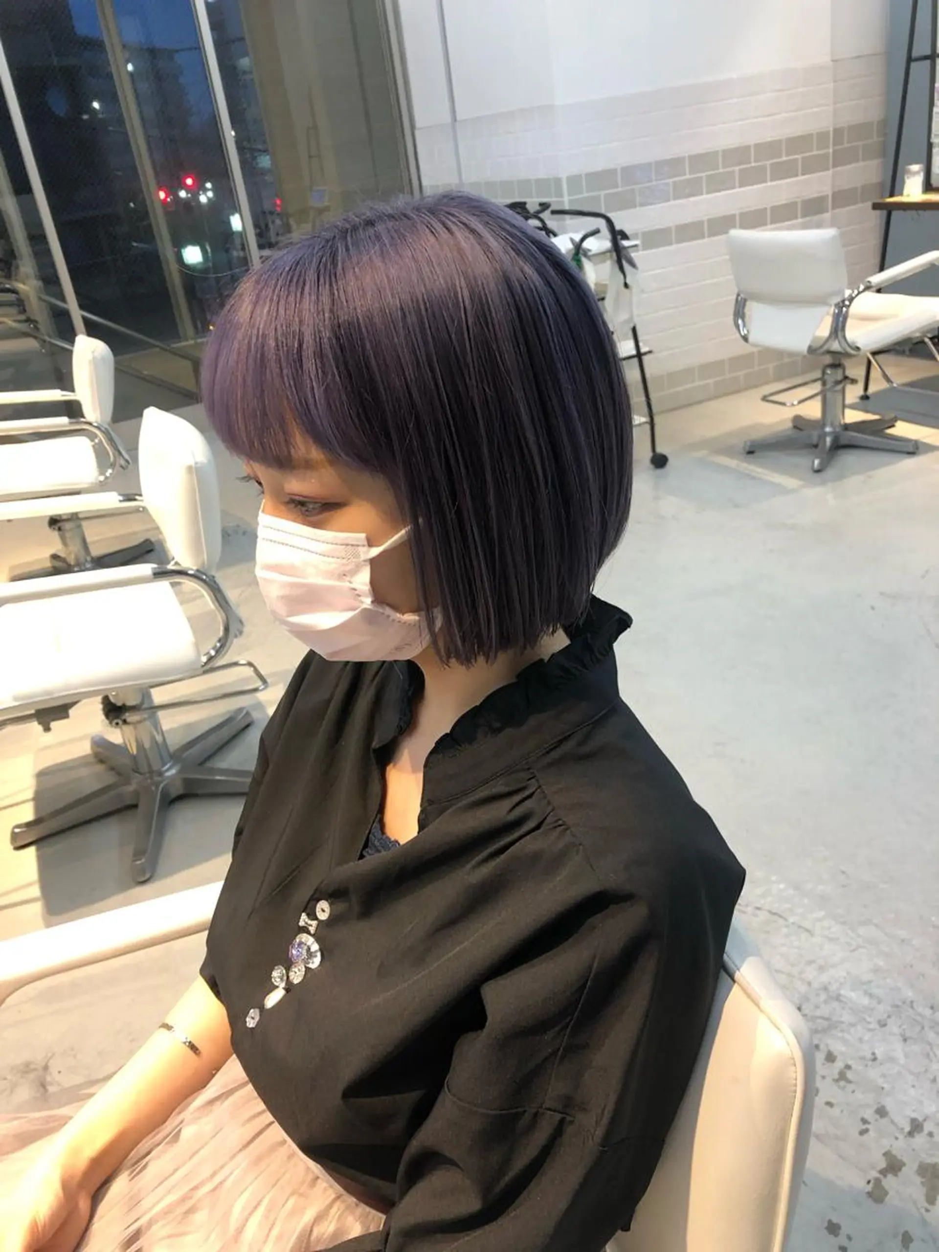 ショート カラー 古屋 花織のヘアスタイル