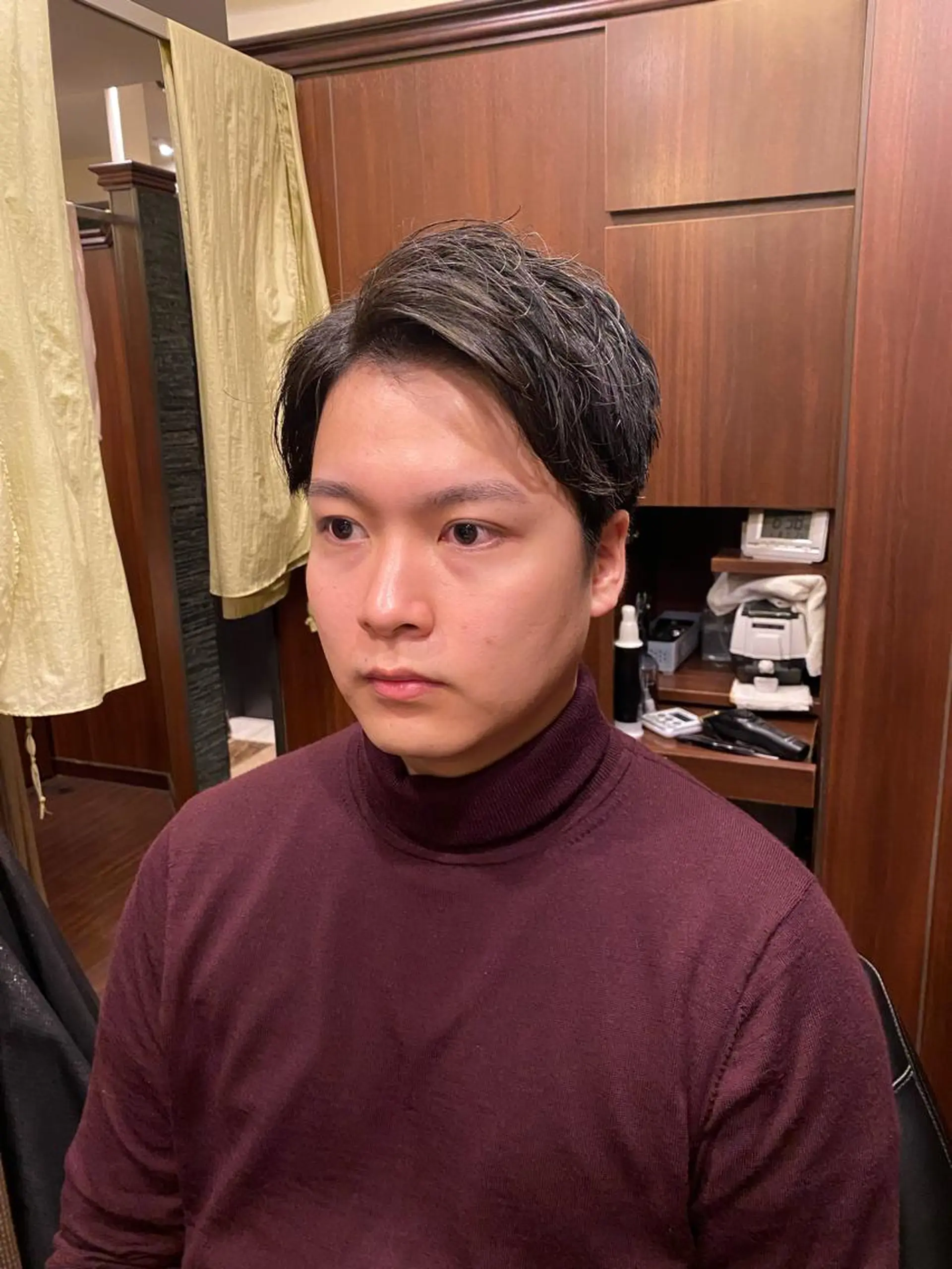 ミディアム 齋藤 大晟のヘアスタイル