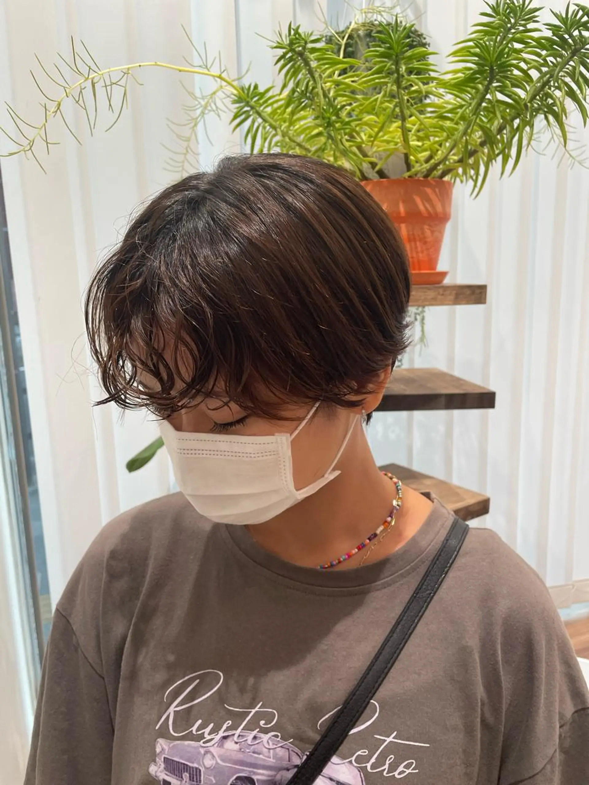 ショート カット パーマ 🤍モテ髪🤍 🪽店長anju🪽のヘアスタイル