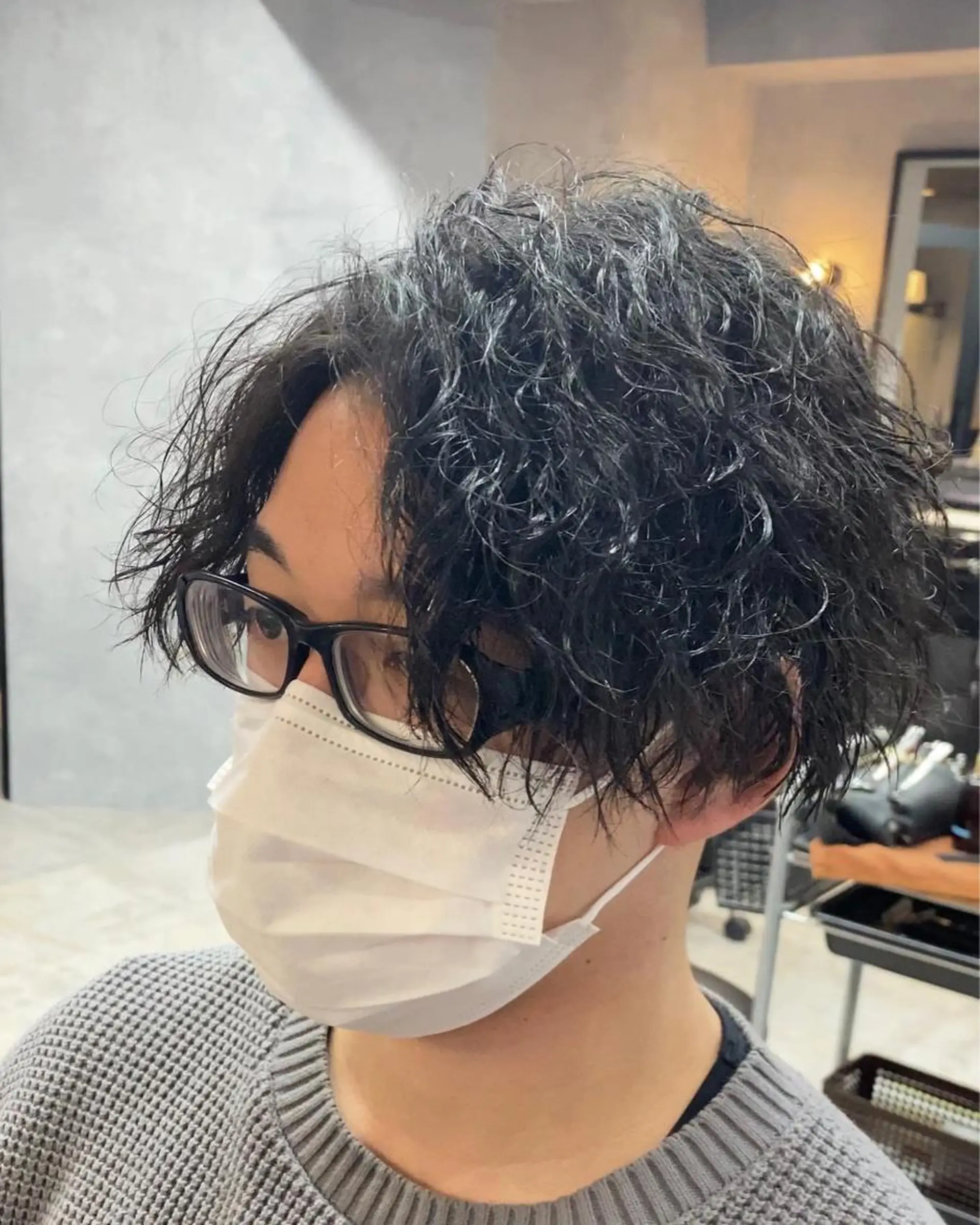 パーマ メンズ メンズパーマ ツイストスパイラルパーマ スパイラルパーマ カット パーマ メンズサロンANDY 御堂筋なんば店所属・大阪メンズヘアのプロ 高橋 直希のヘアスタイル